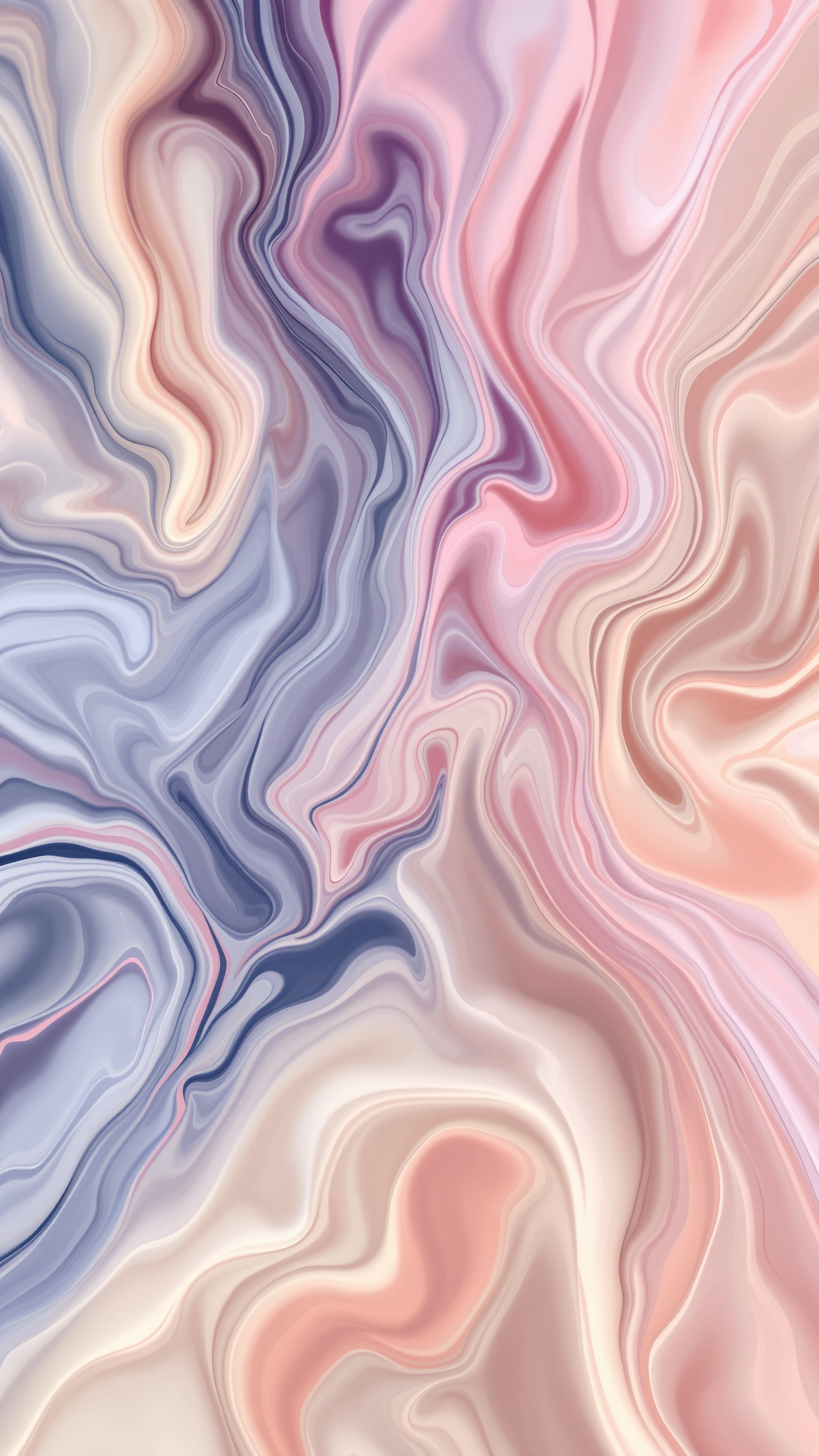 Ink Swirl - Abstract phone wallpaper 2160x3840