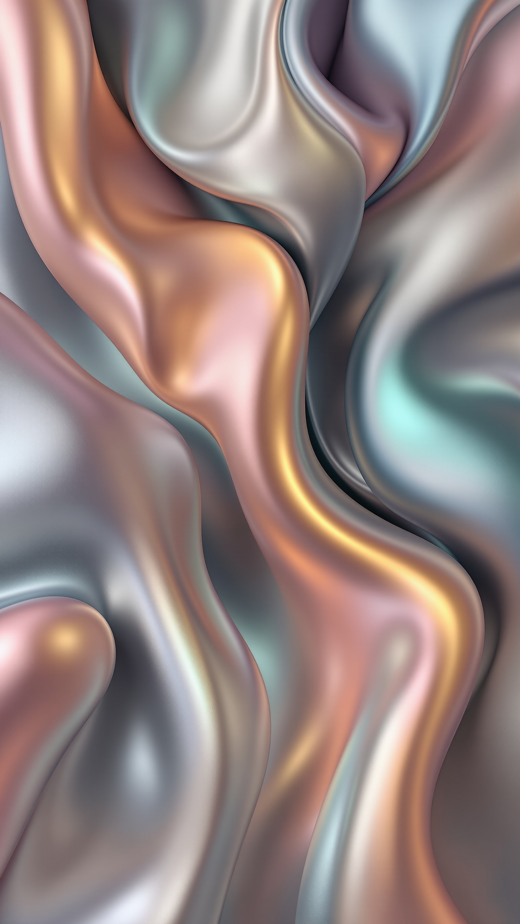 Metal Shapes - Abstract phone wallpaper 2160x3840