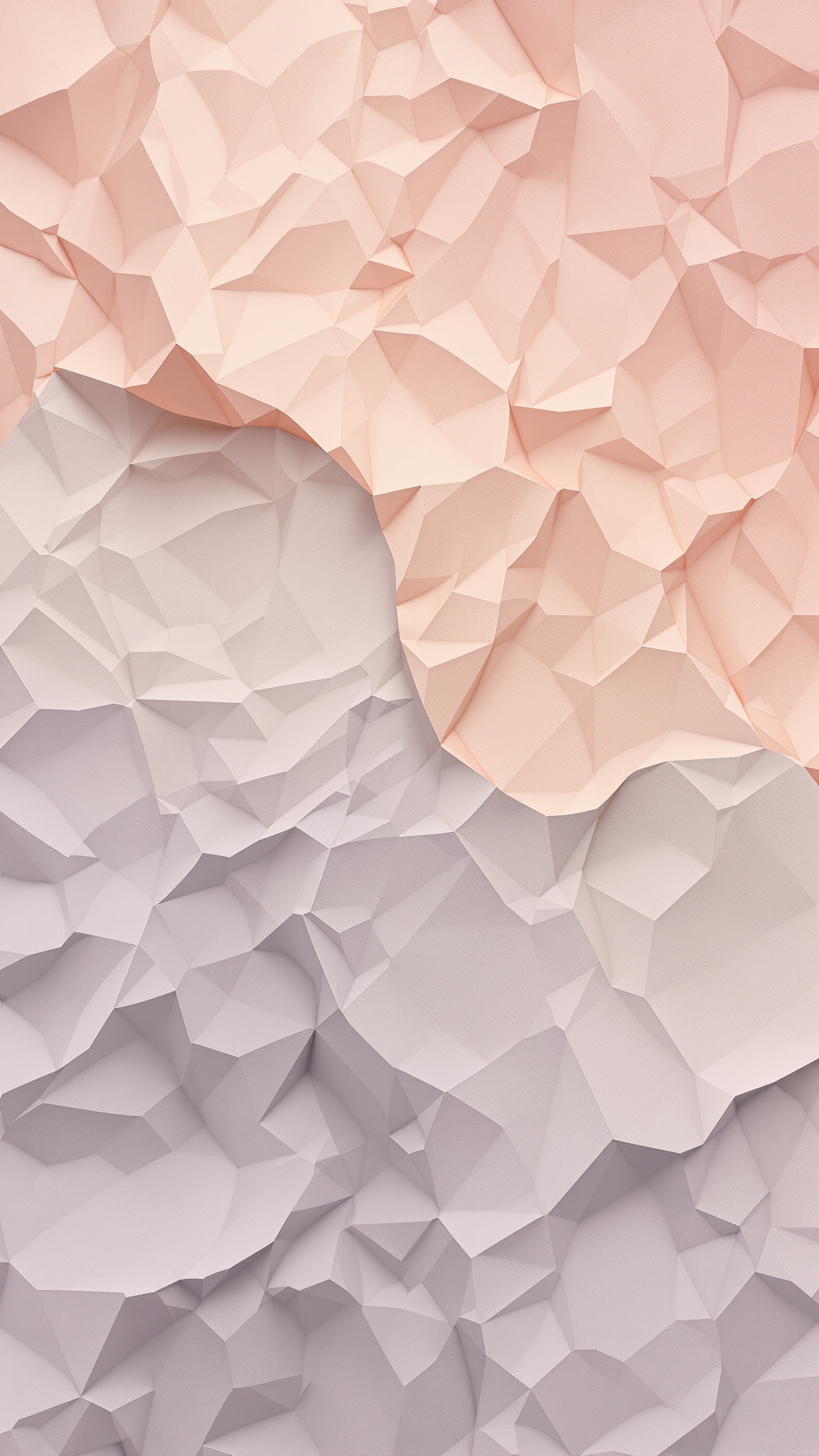 Paper Crumple - Abstract phone wallpaper 2160x3840