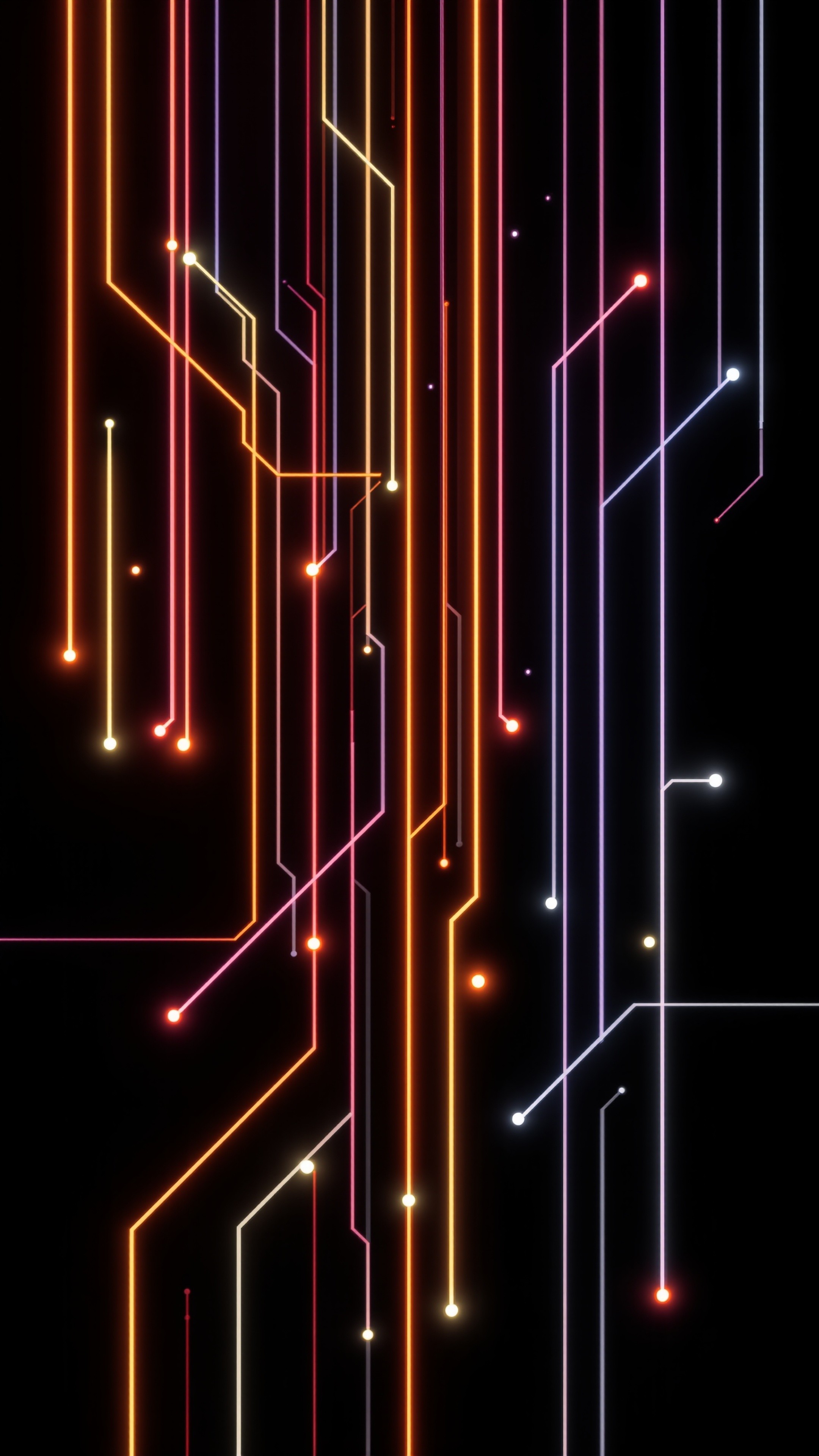 Circuit Minimal - Abstract phone wallpaper 2160x3840