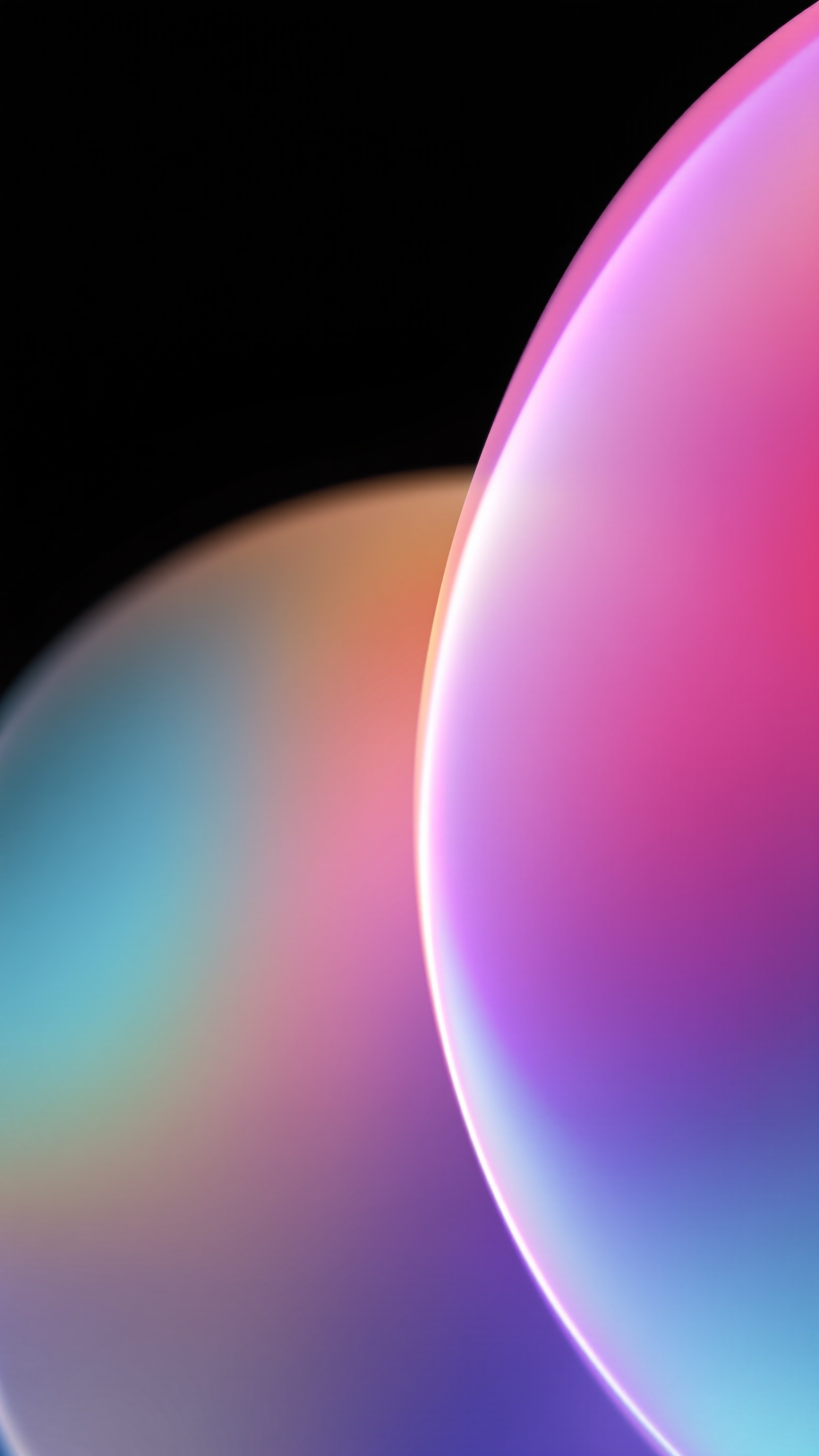 Gradient Orb - Abstract phone wallpaper 2160x3840