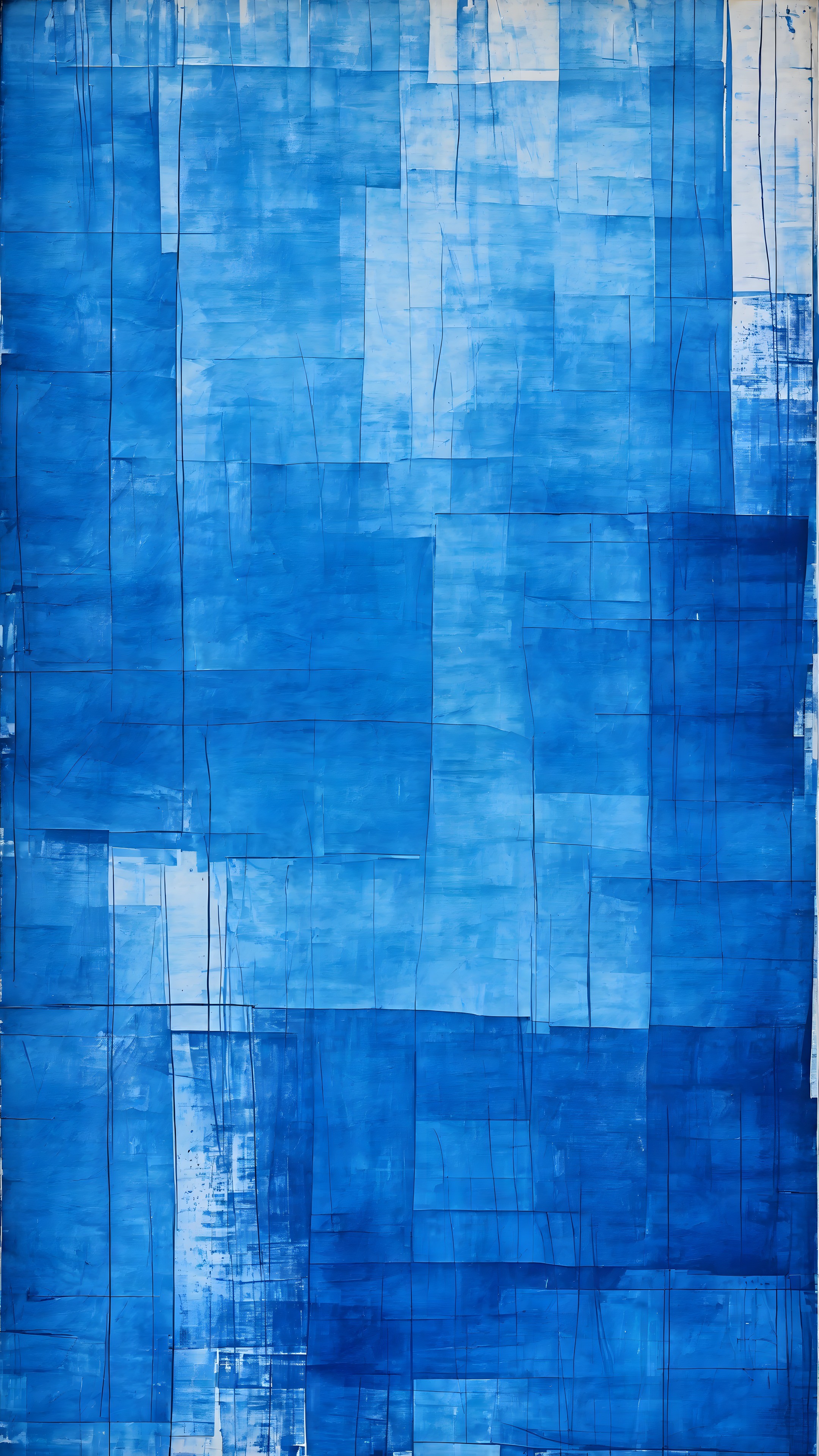 Cyanotype - Abstract phone wallpaper 2160x3840