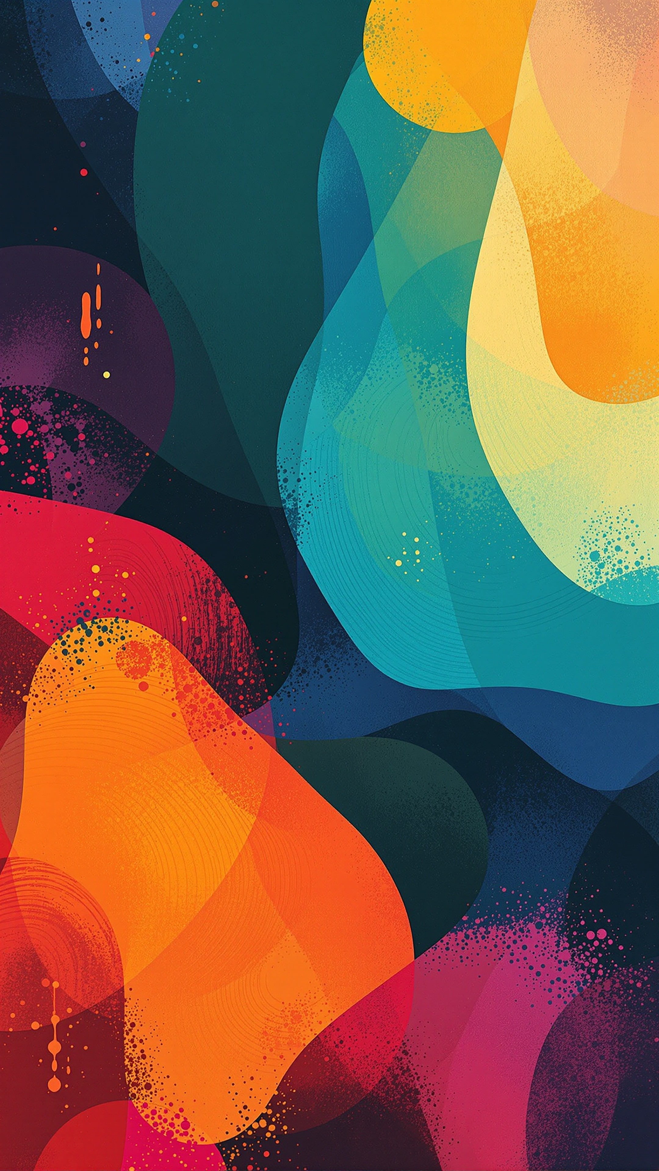 Mexican Palette - Abstract phone wallpaper 2160x3840