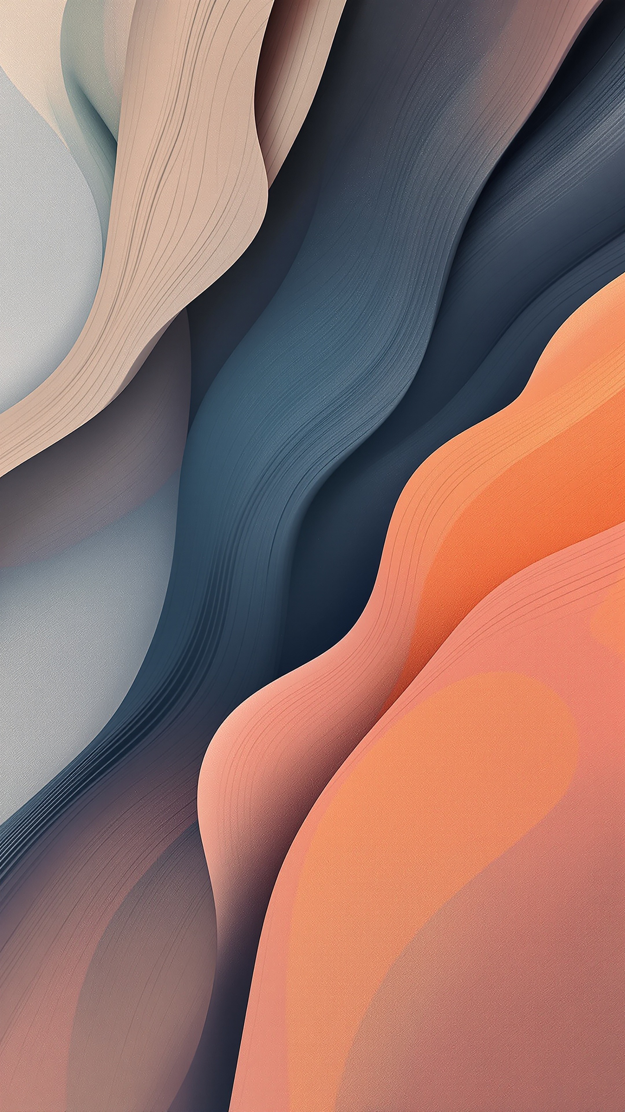 Midtone Shift - Abstract phone wallpaper 2160x3840