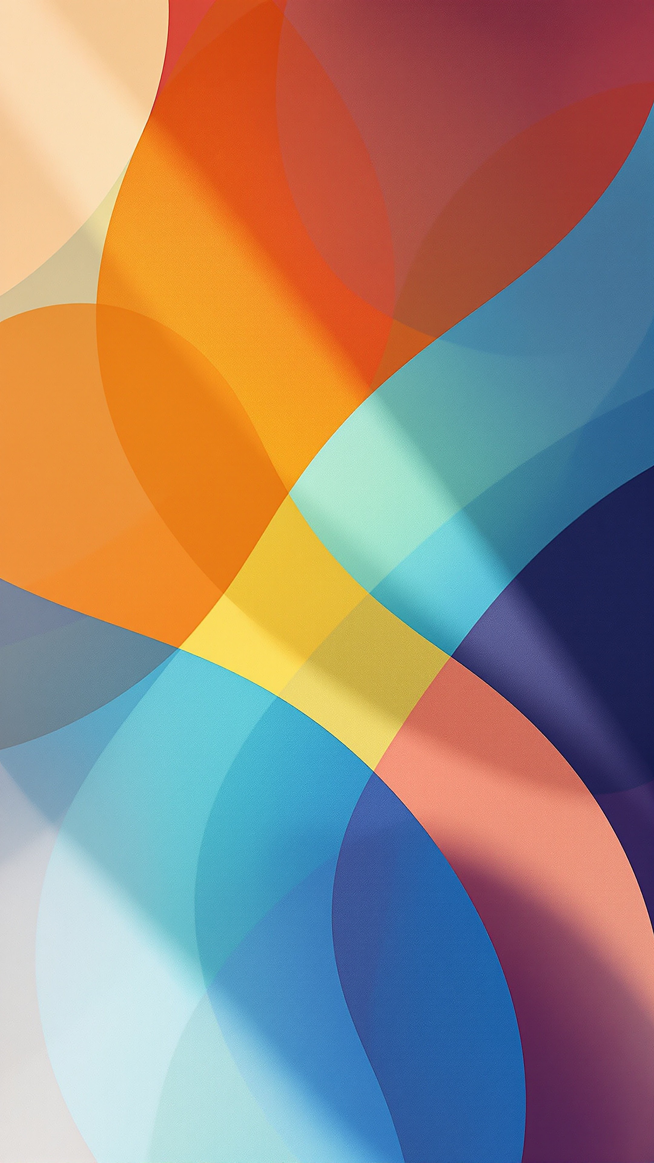 Split Tone Cool - Abstract phone wallpaper 2160x3840