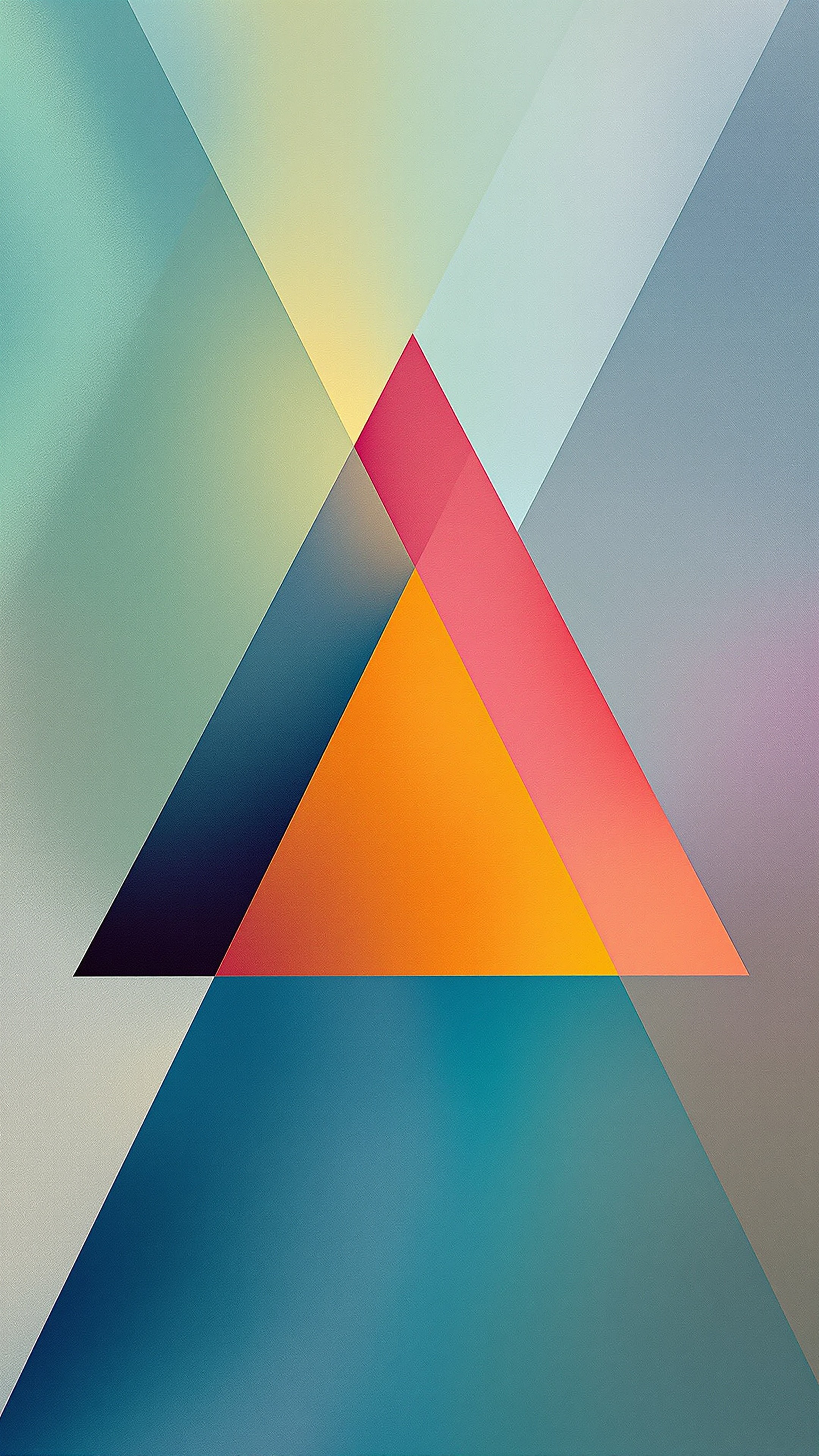 Triadic Balance - Abstract phone wallpaper 2160x3840