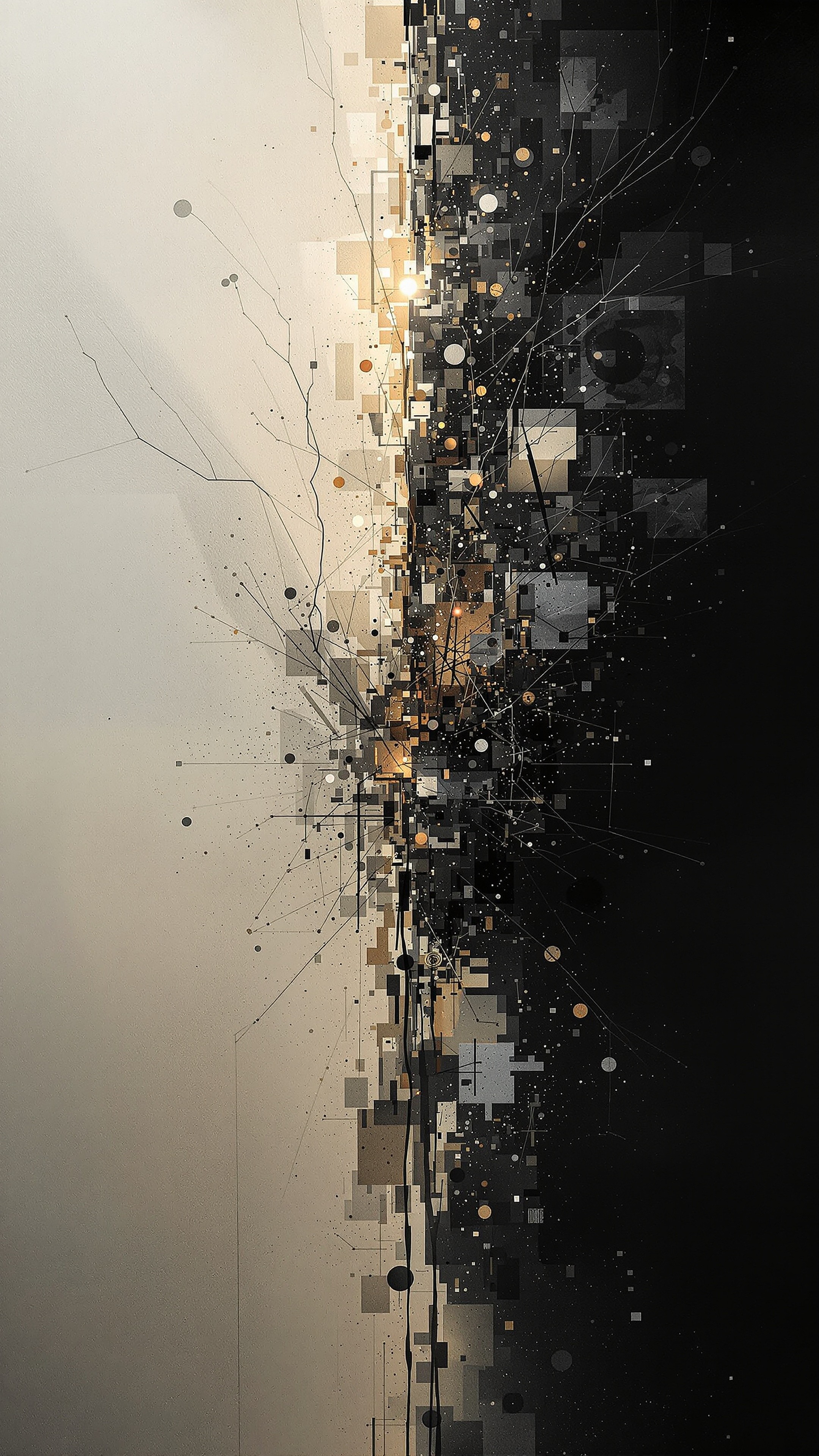 Birth Death - Abstract phone wallpaper 2160x3840