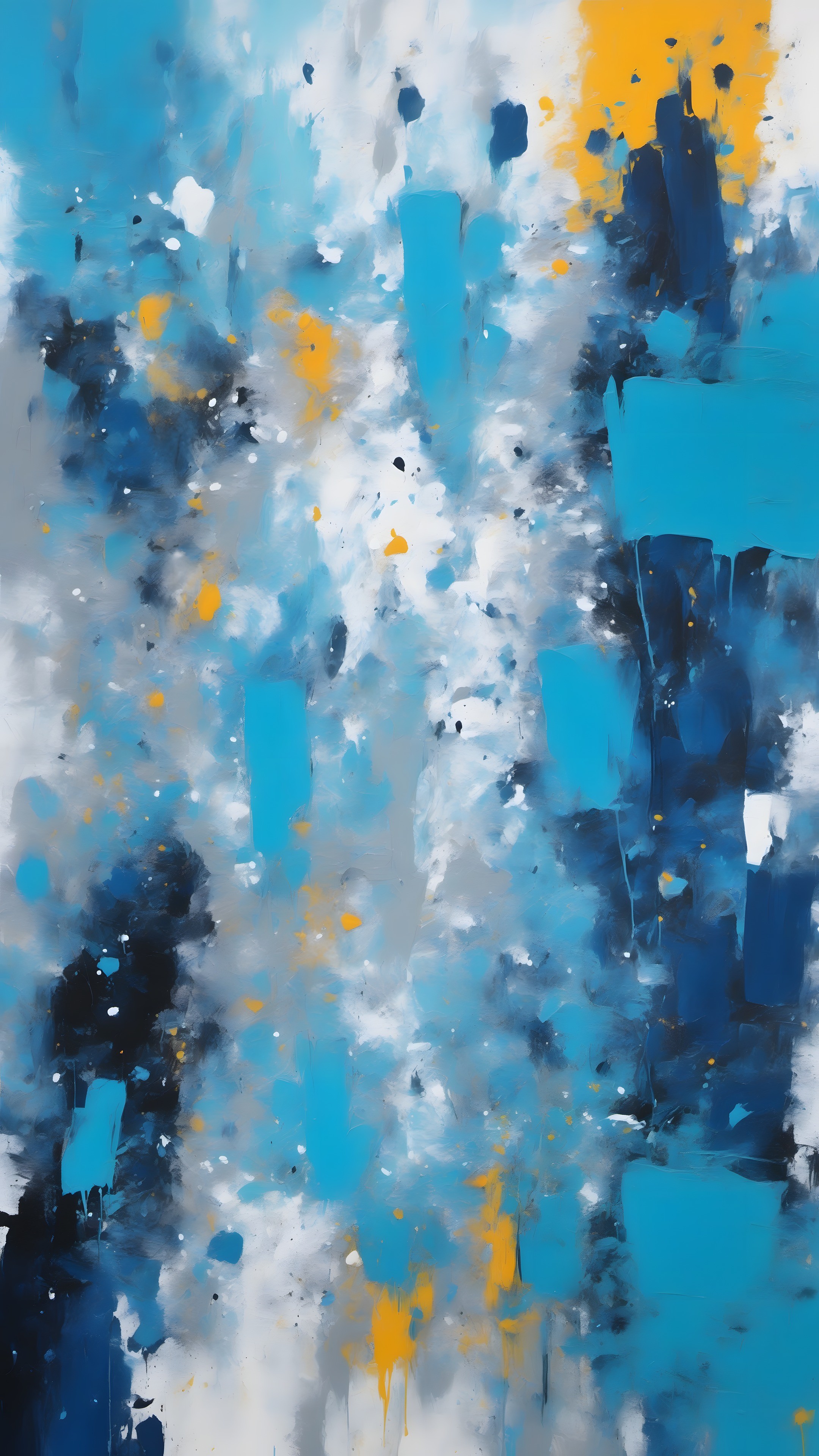 Brush Collage - Abstract phone wallpaper 2160x3840