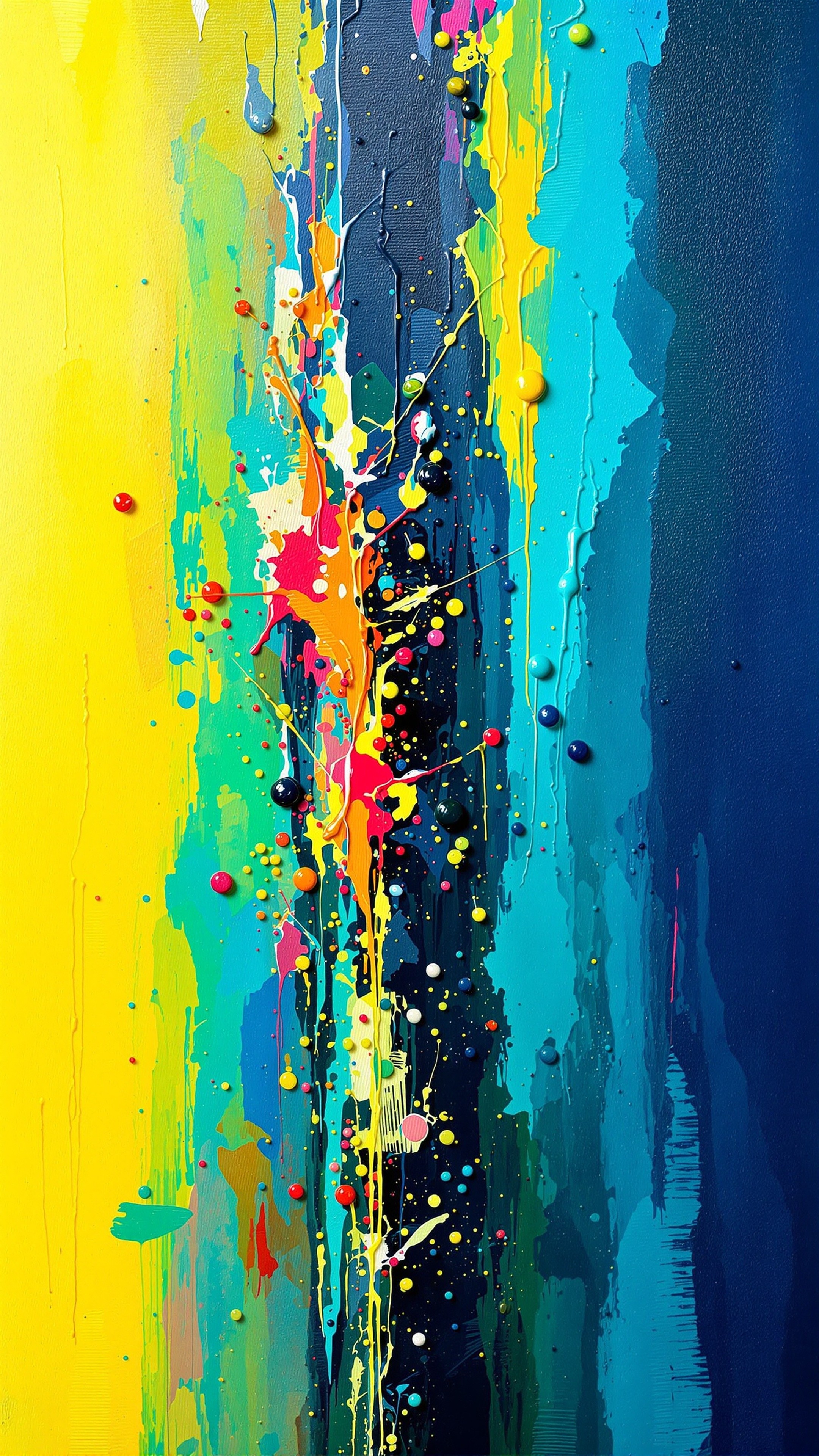 Canvas Trichrome - Abstract phone wallpaper 2160x3840