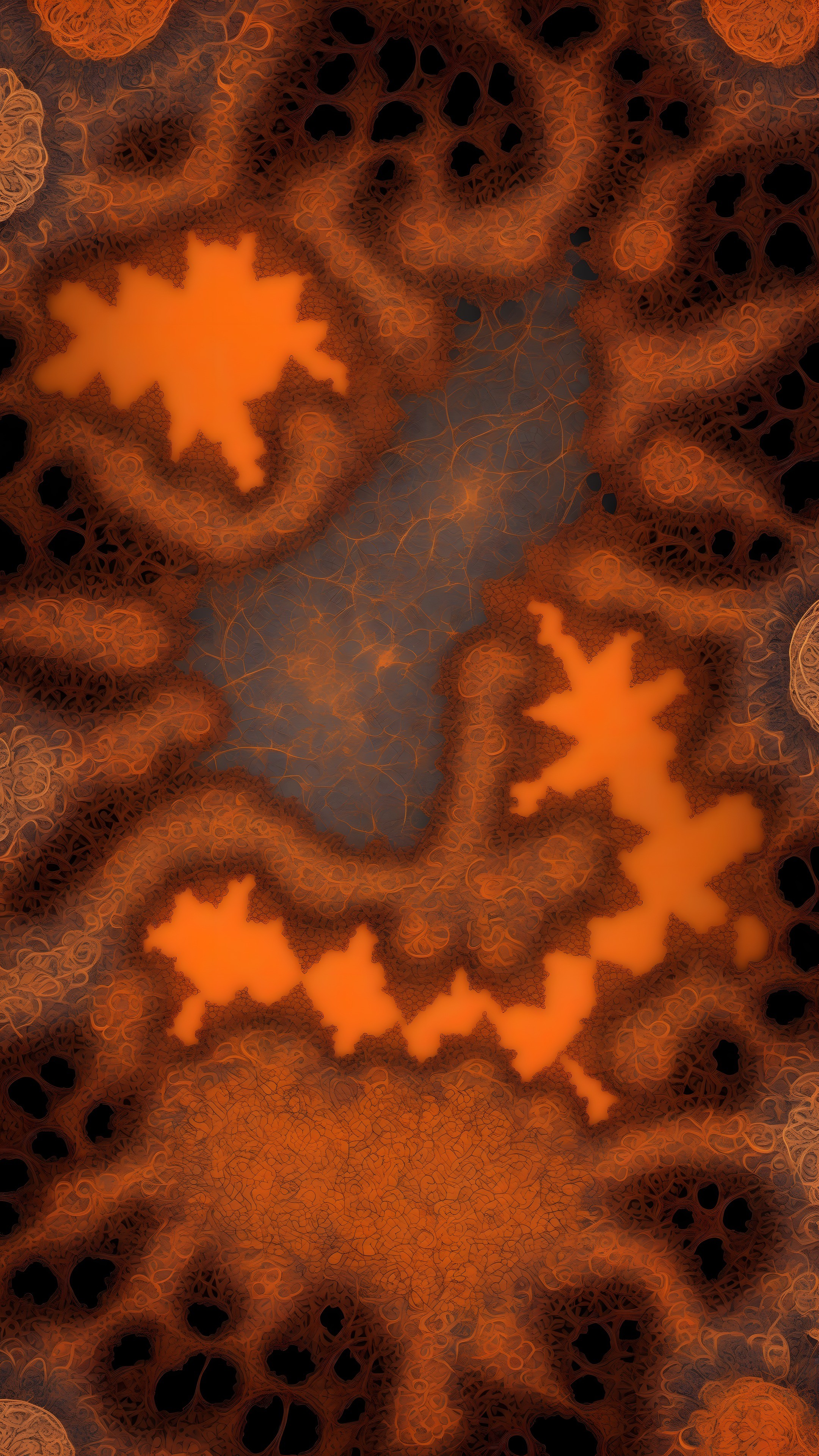 Chaos Engine - Abstract phone wallpaper 2160x3840