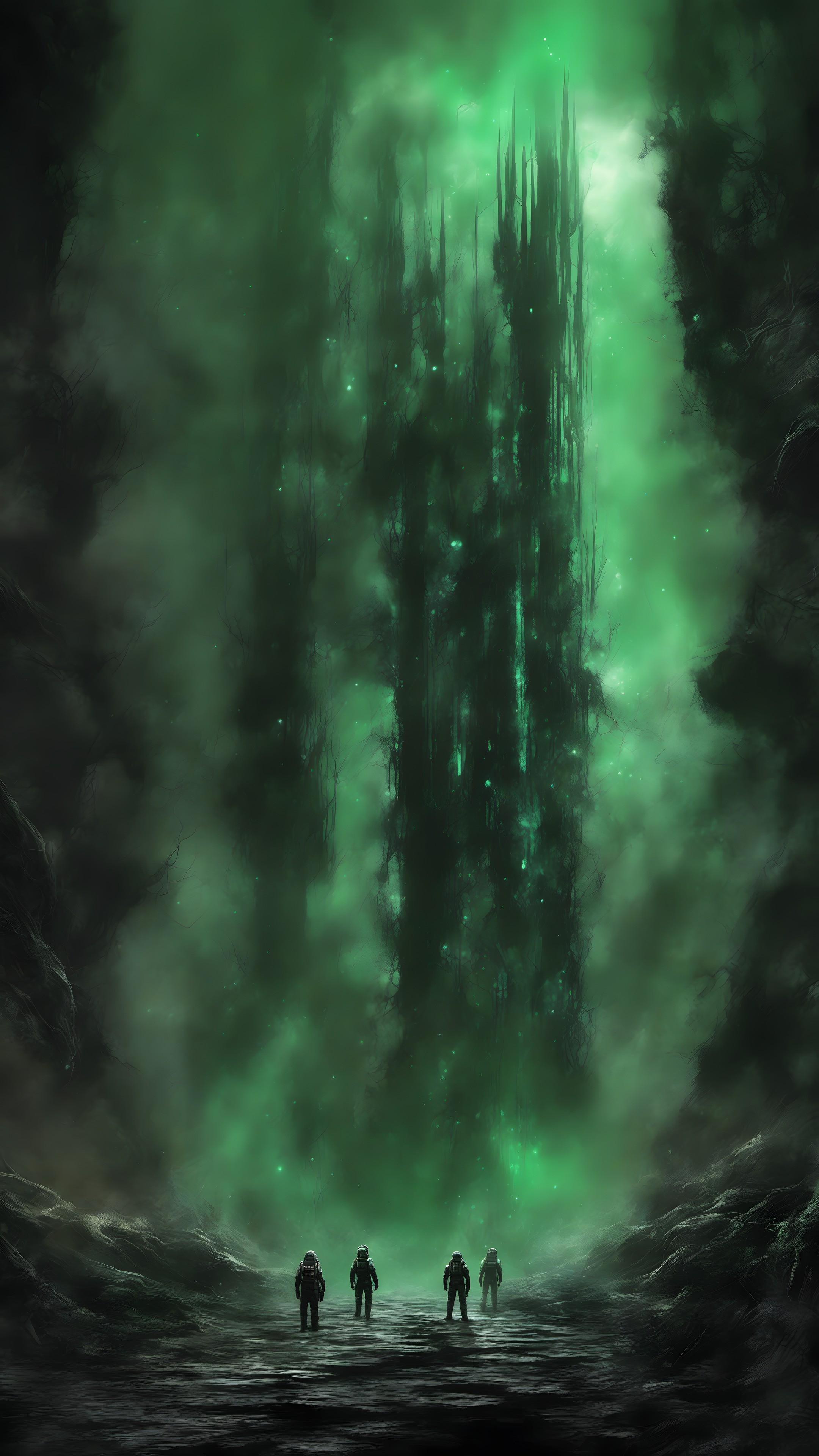 Cosmic Horror - Abstract phone wallpaper 2160x3840