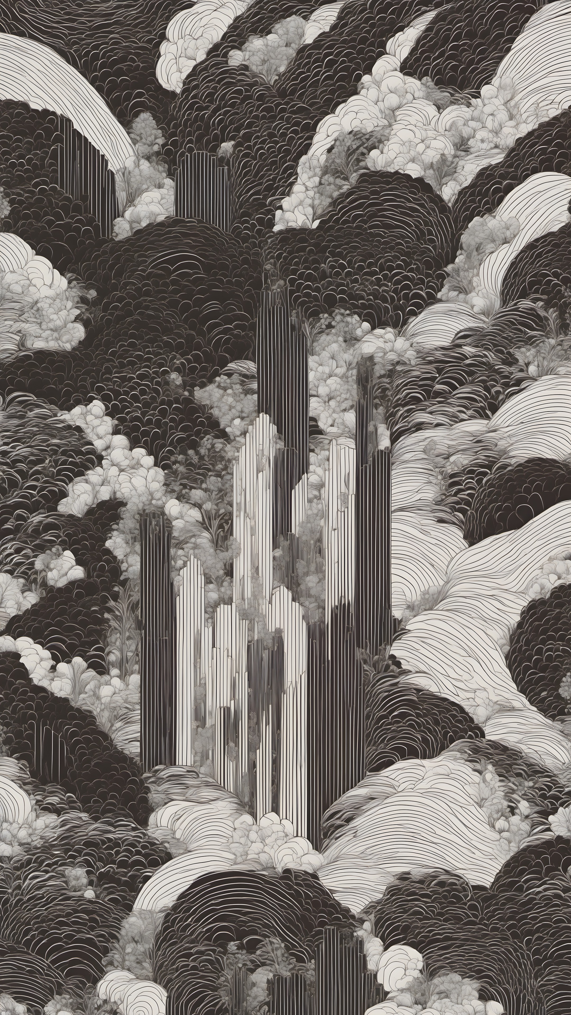 Deco Vector - Abstract phone wallpaper 2160x3840