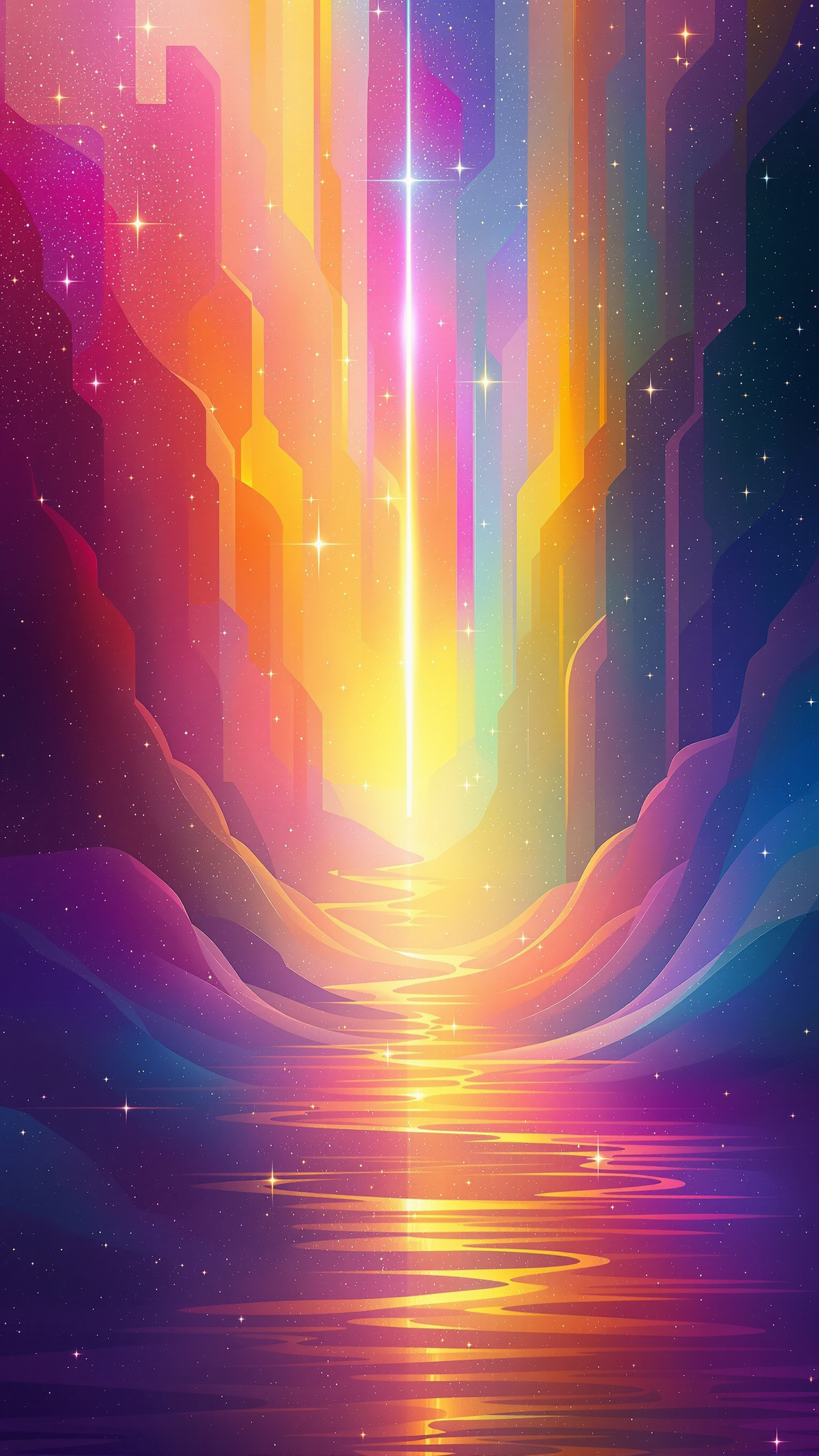 Dreamscape Visionary - Abstract phone wallpaper 2160x3840