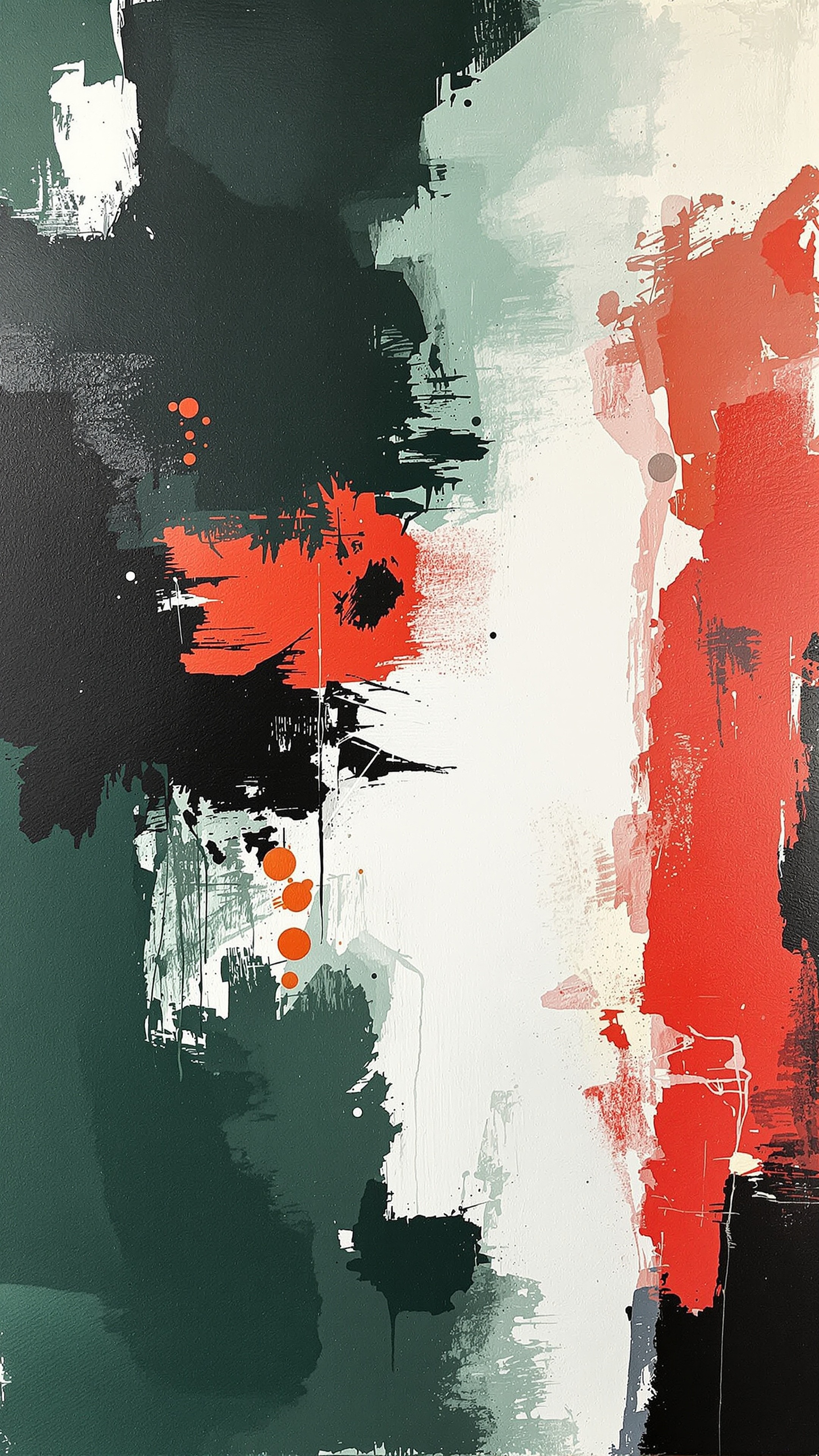 Expressionist Broad - Abstract phone wallpaper 2160x3840