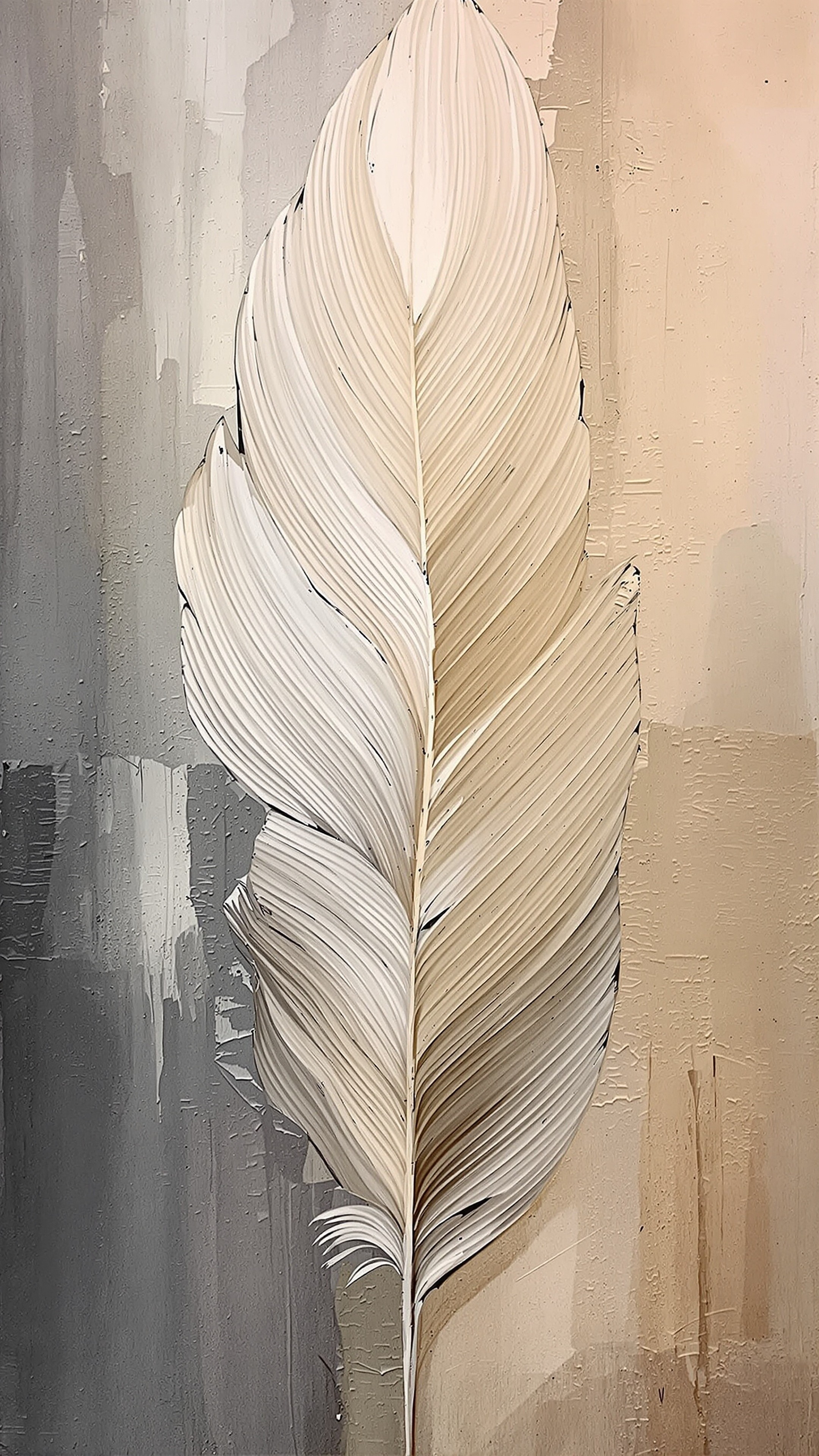Feather Textured - Abstract phone wallpaper 2160x3840