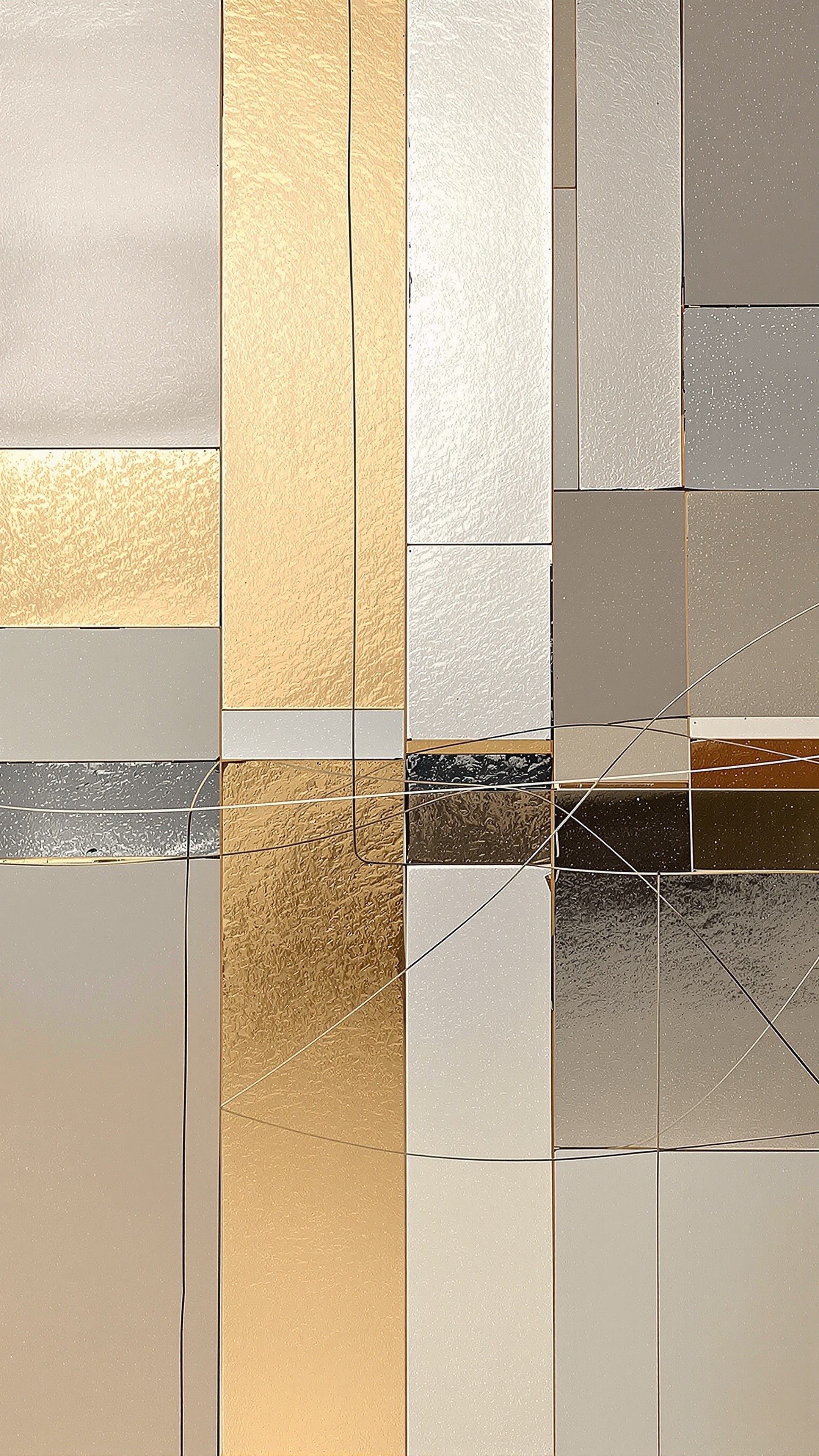 Painting Geometry - Abstract phone wallpaper 2160x3840