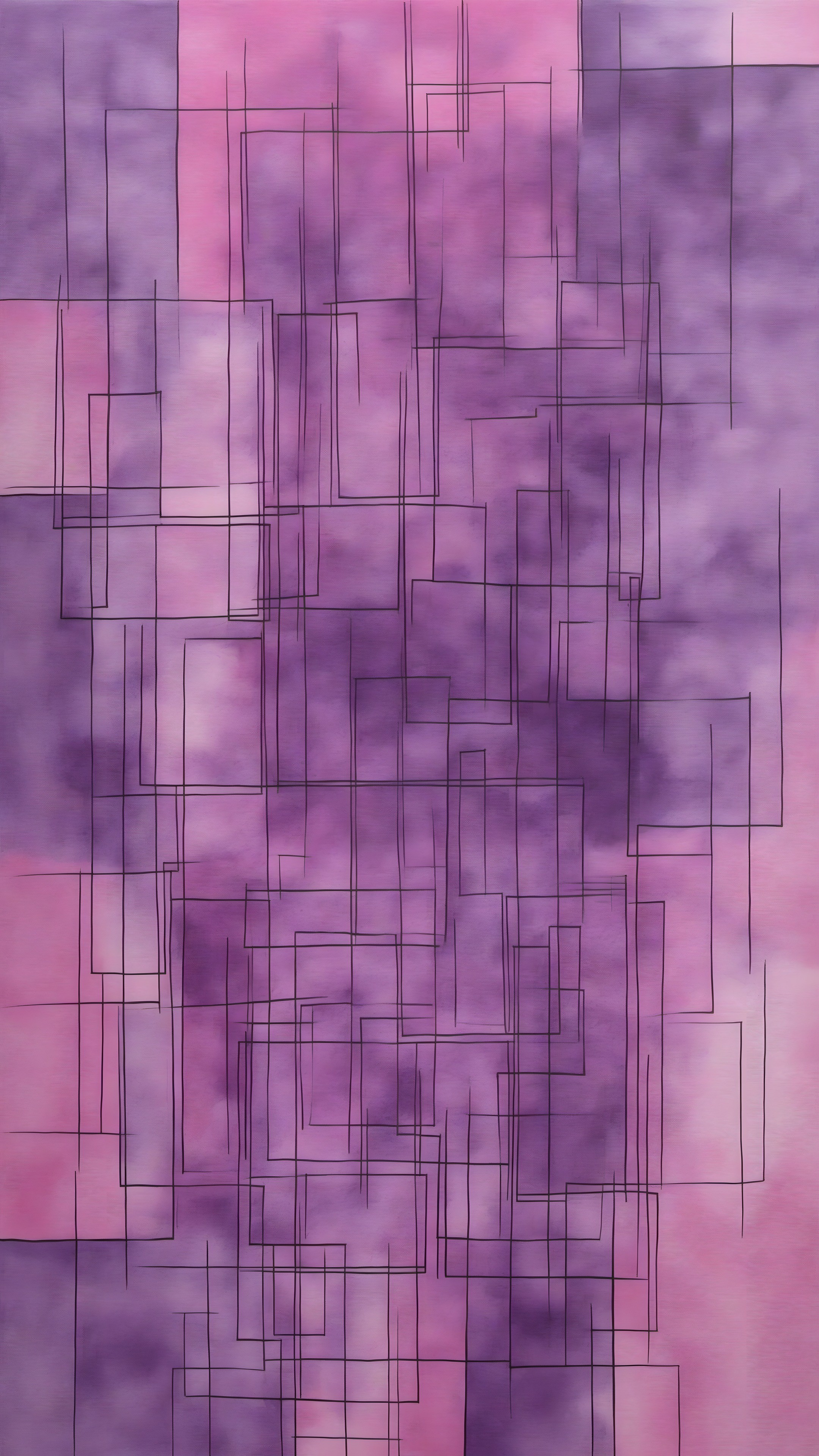 Procedural Geometric - Abstract phone wallpaper 2160x3840