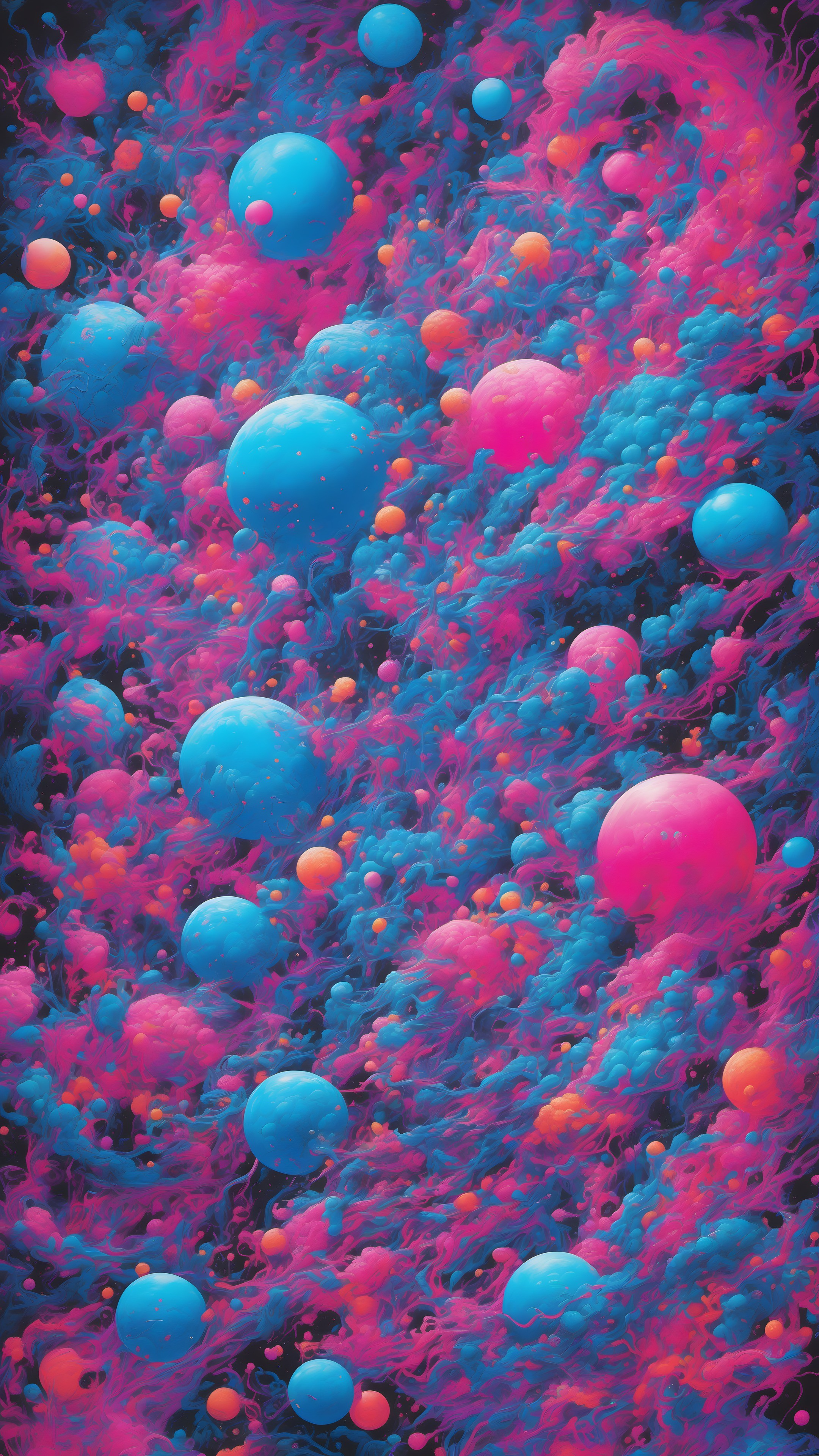 Psychedelic Metamorphosis - Abstract phone wallpaper 2160x3840