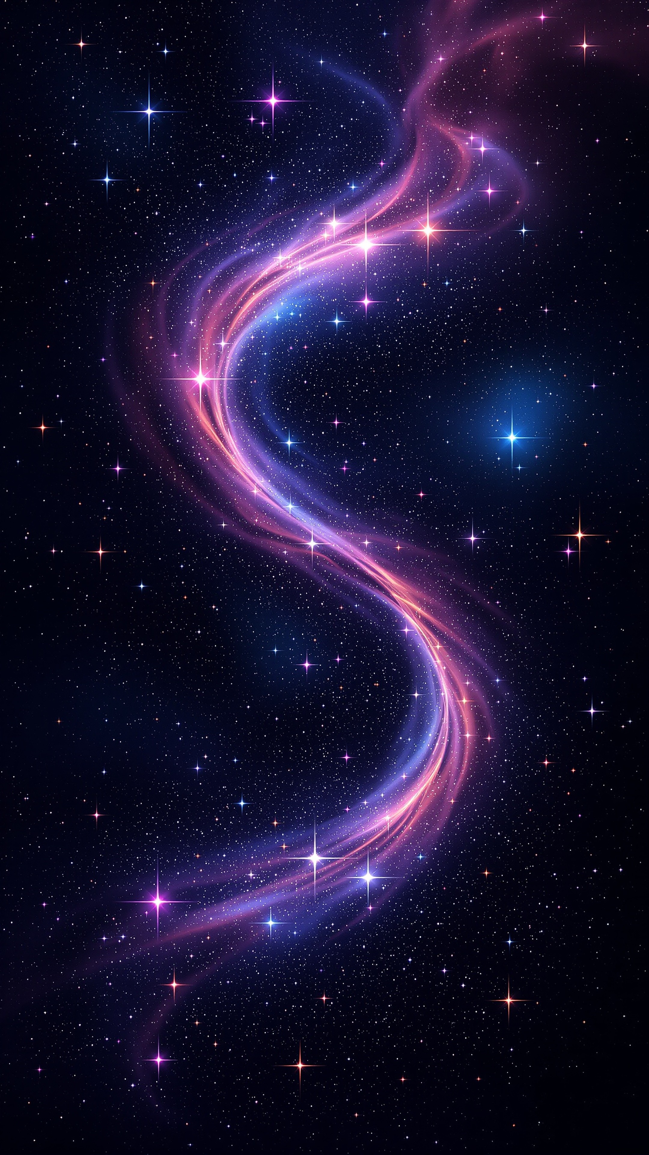 S Galaxy - Abstract phone wallpaper 2160x3840