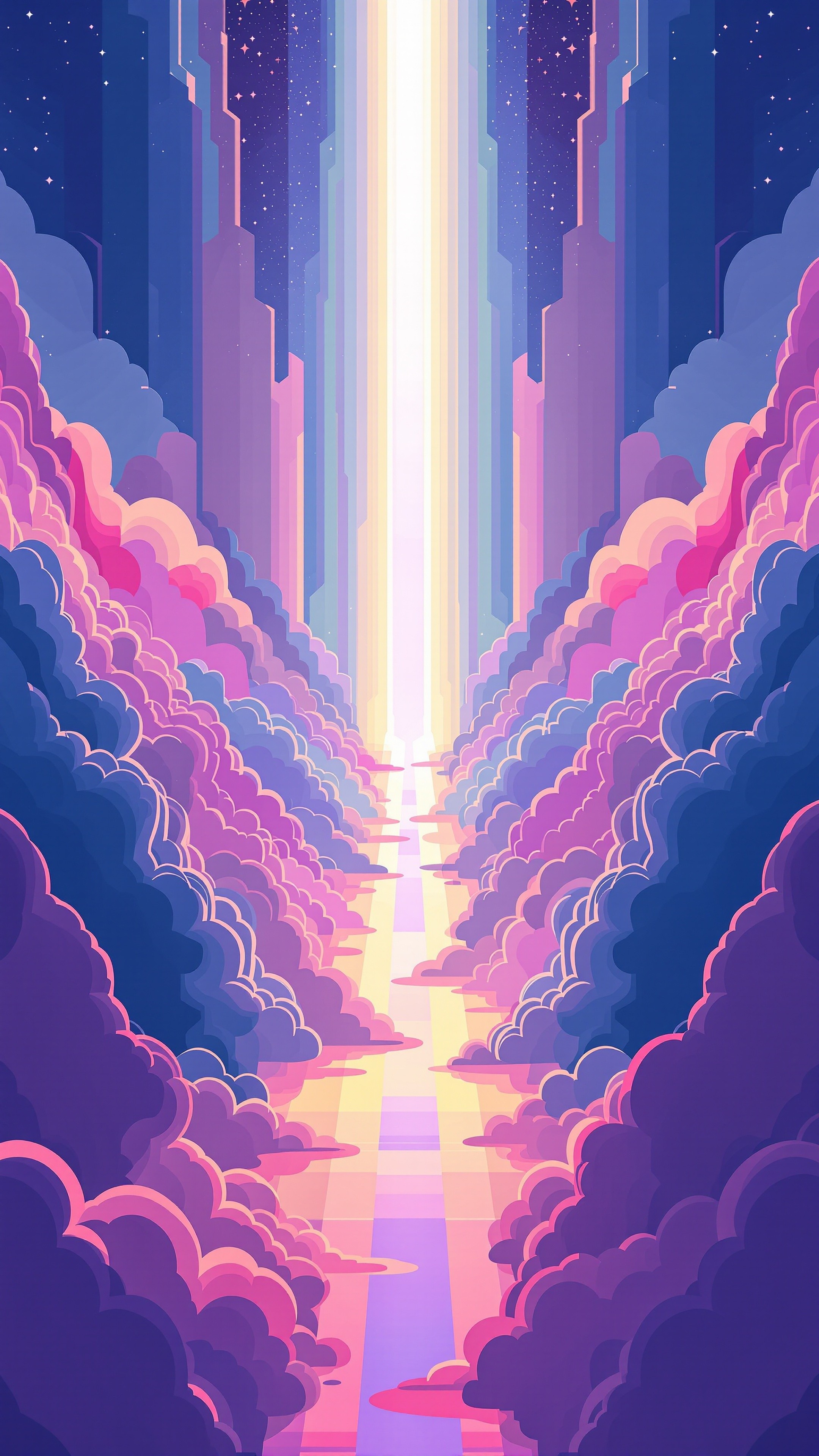 Way To Heaven - Abstract phone wallpaper 2160x3840