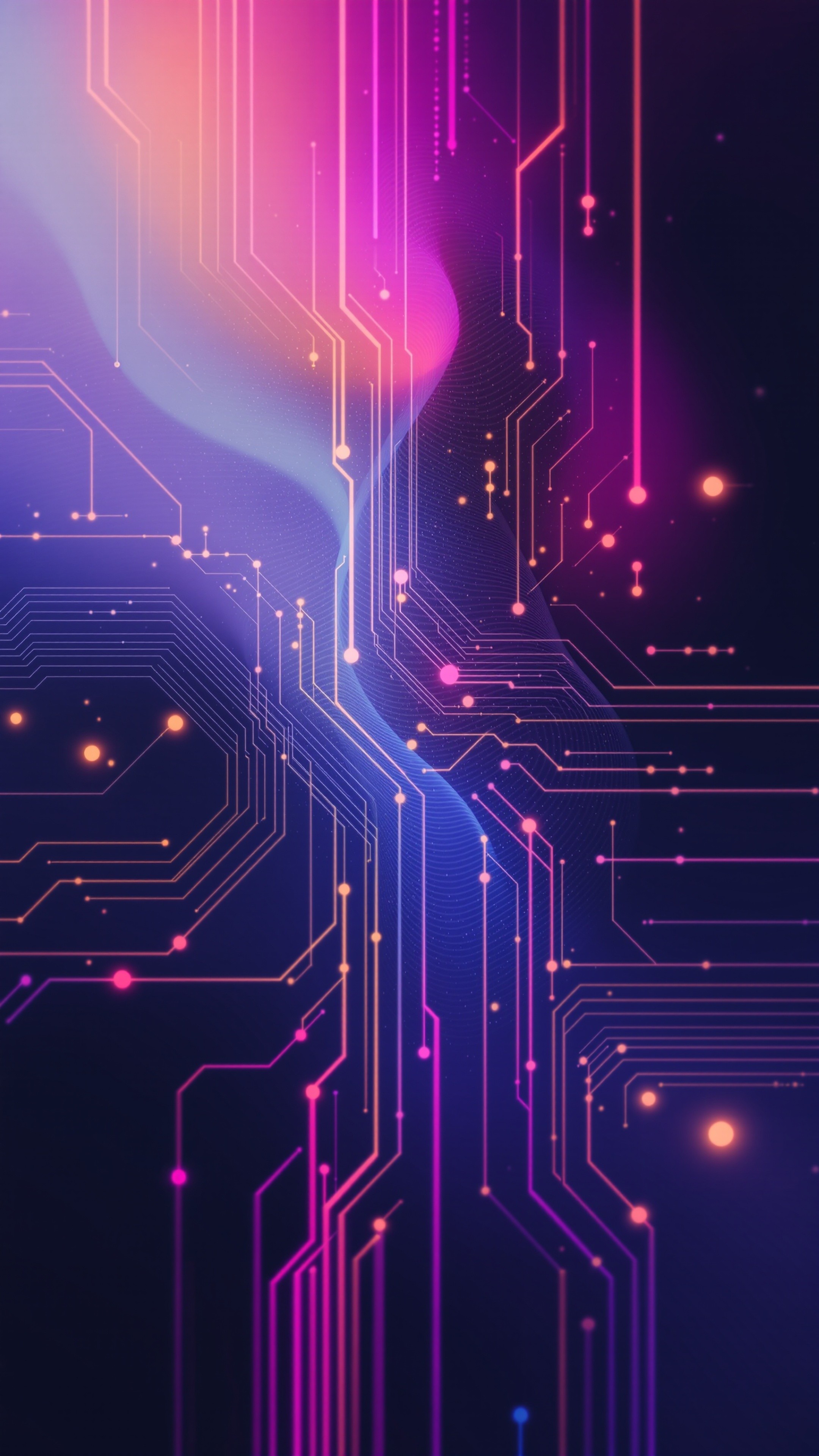 Data Cloud - Abstract phone wallpaper 2160x3840