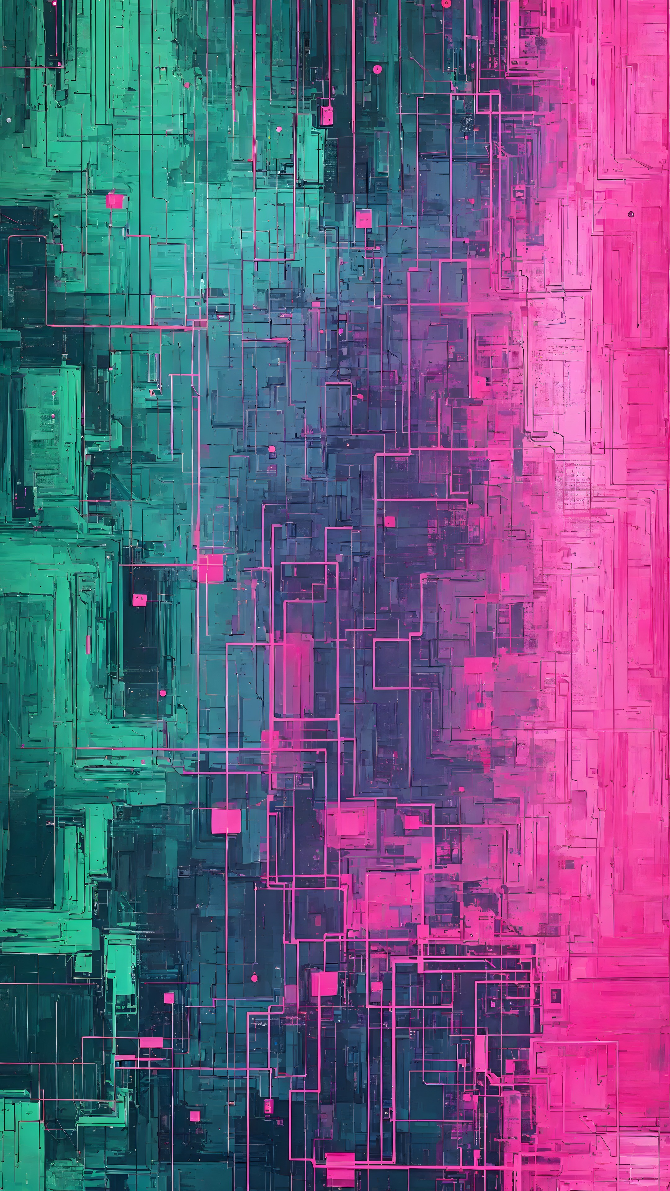 Debug Mode - Abstract phone wallpaper 2160x3840