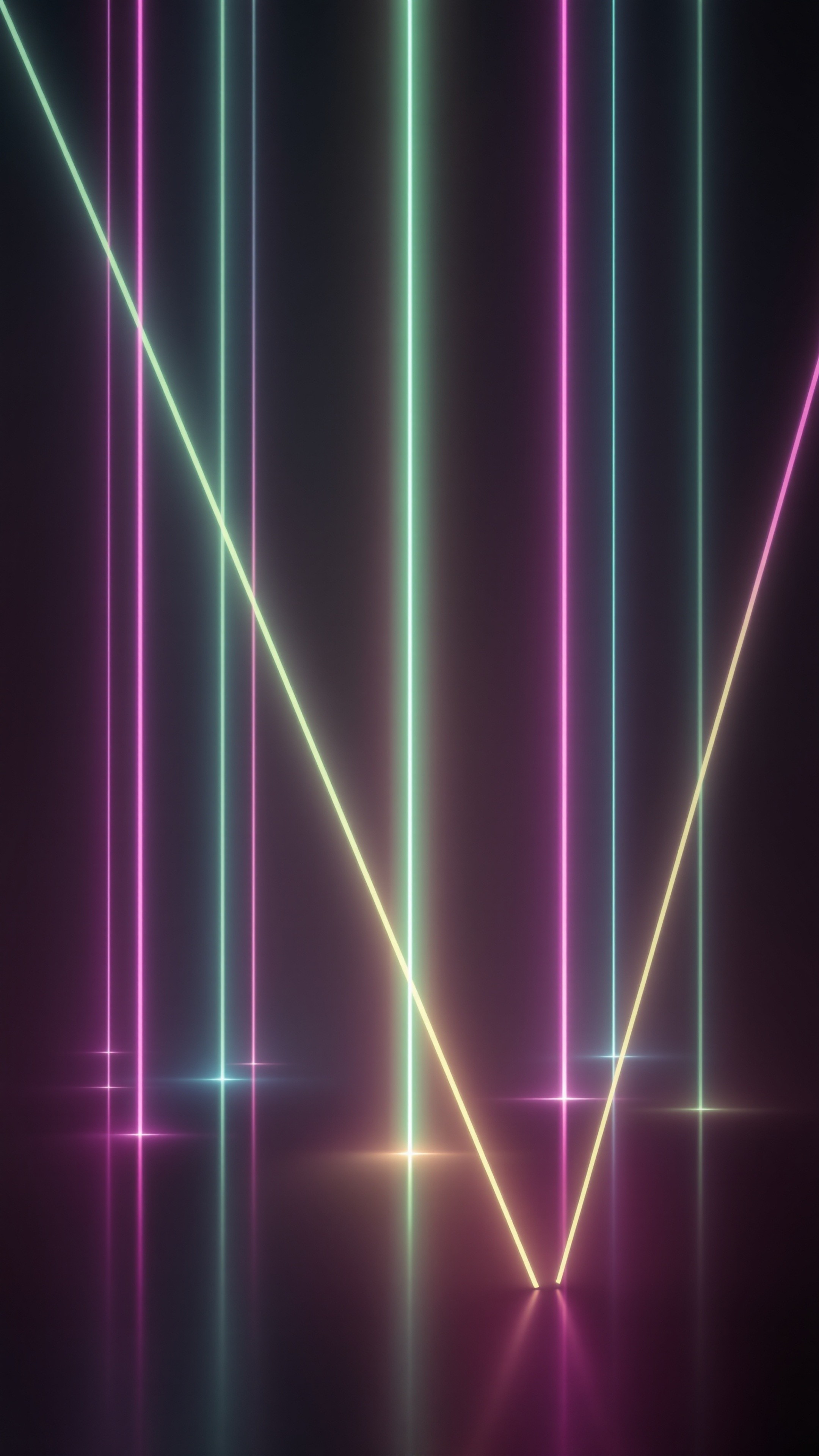 Laser Show - Abstract phone wallpaper 2160x3840
