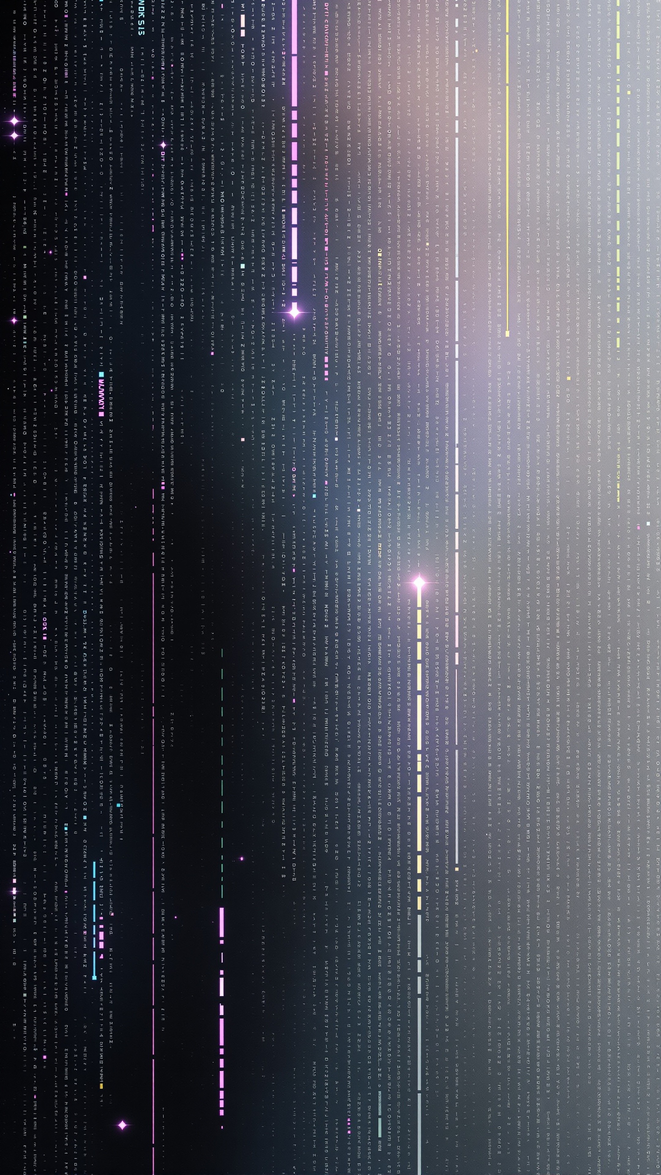 Matrix Wake - Abstract phone wallpaper 2160x3840