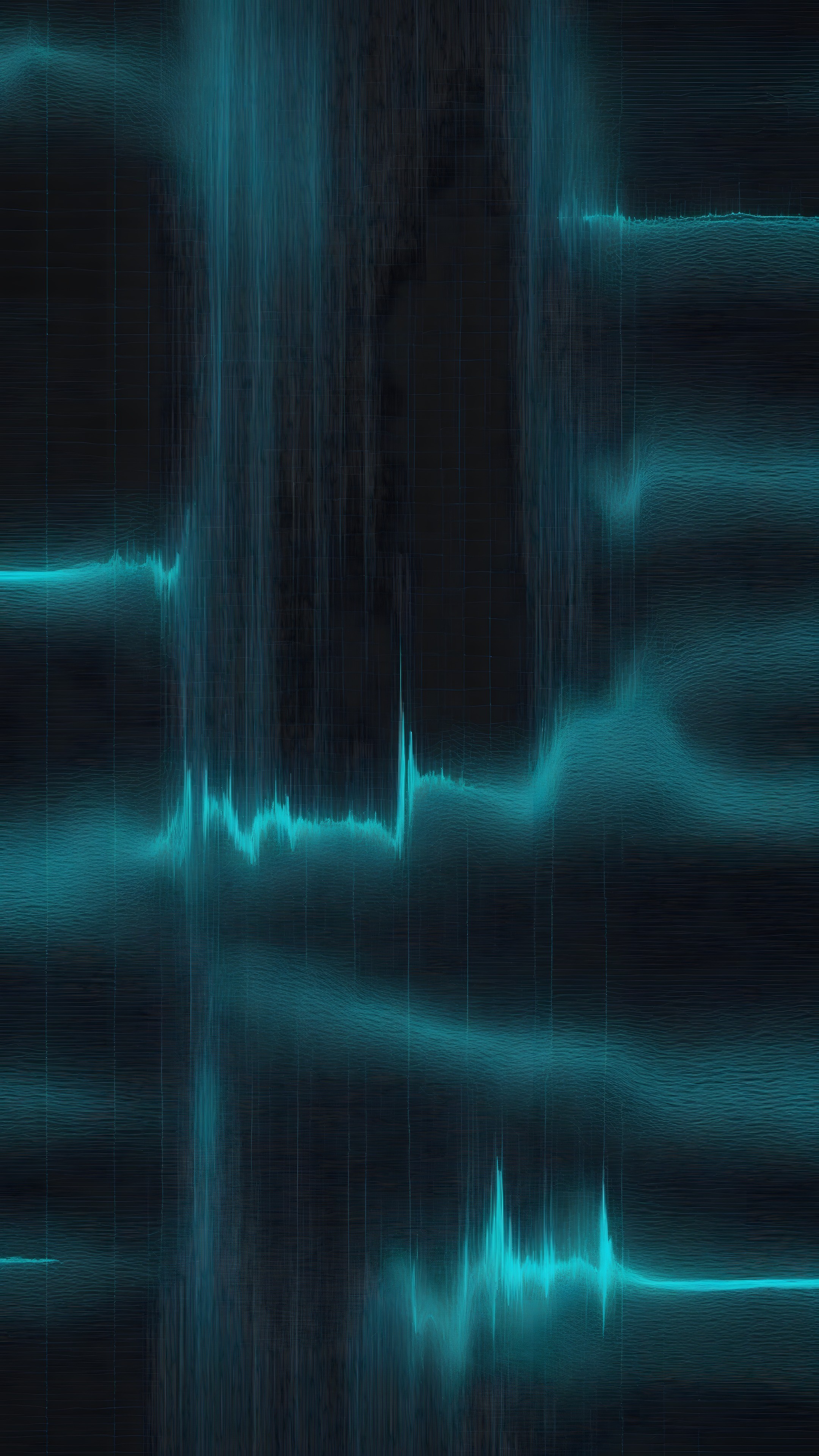 Tech Oscilloscope - Abstract phone wallpaper 2160x3840