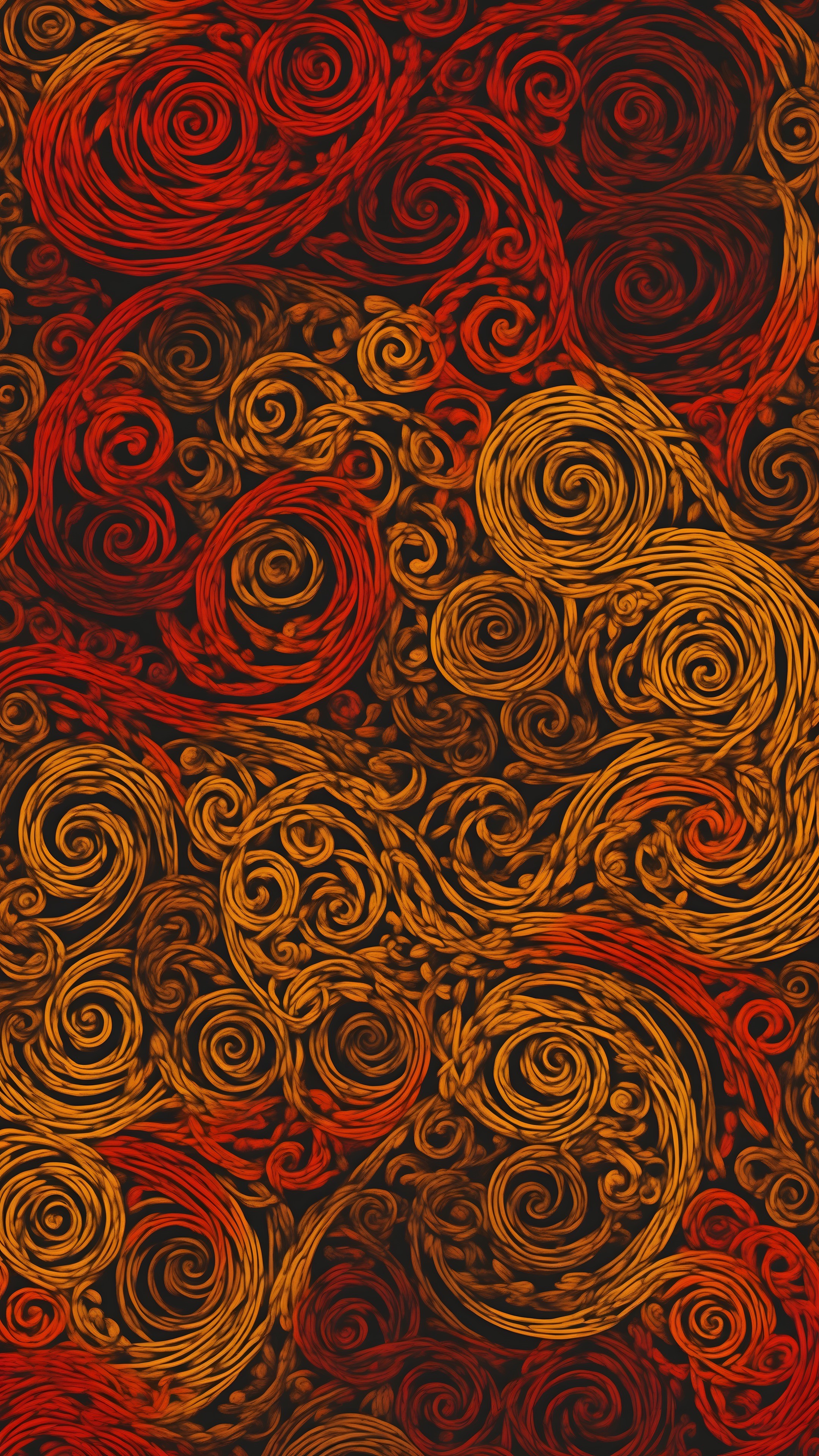 Celtic Spiral - Abstract phone wallpaper 2160x3840