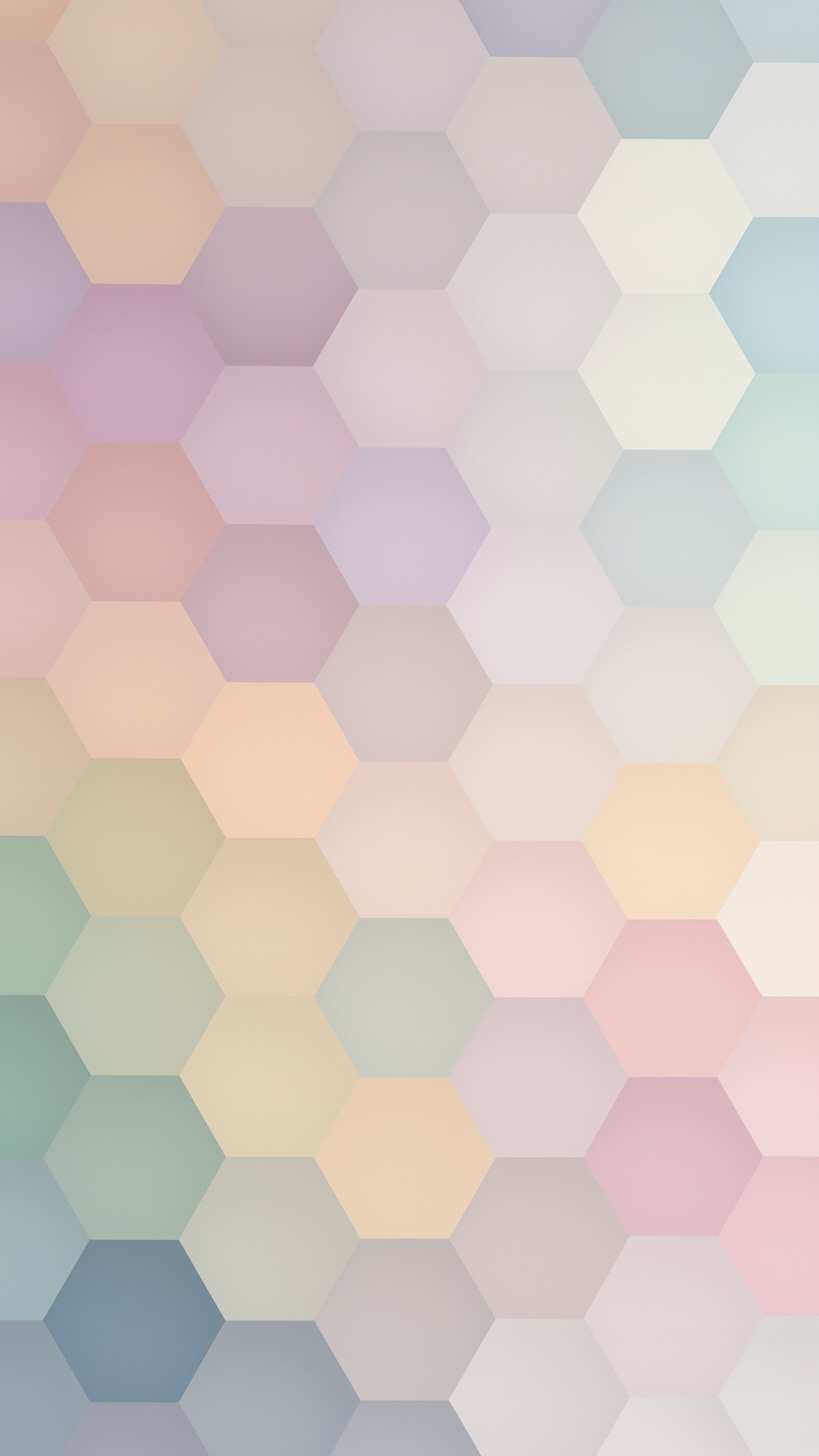 Hexagons Gradient - Abstract phone wallpaper 2160x3840