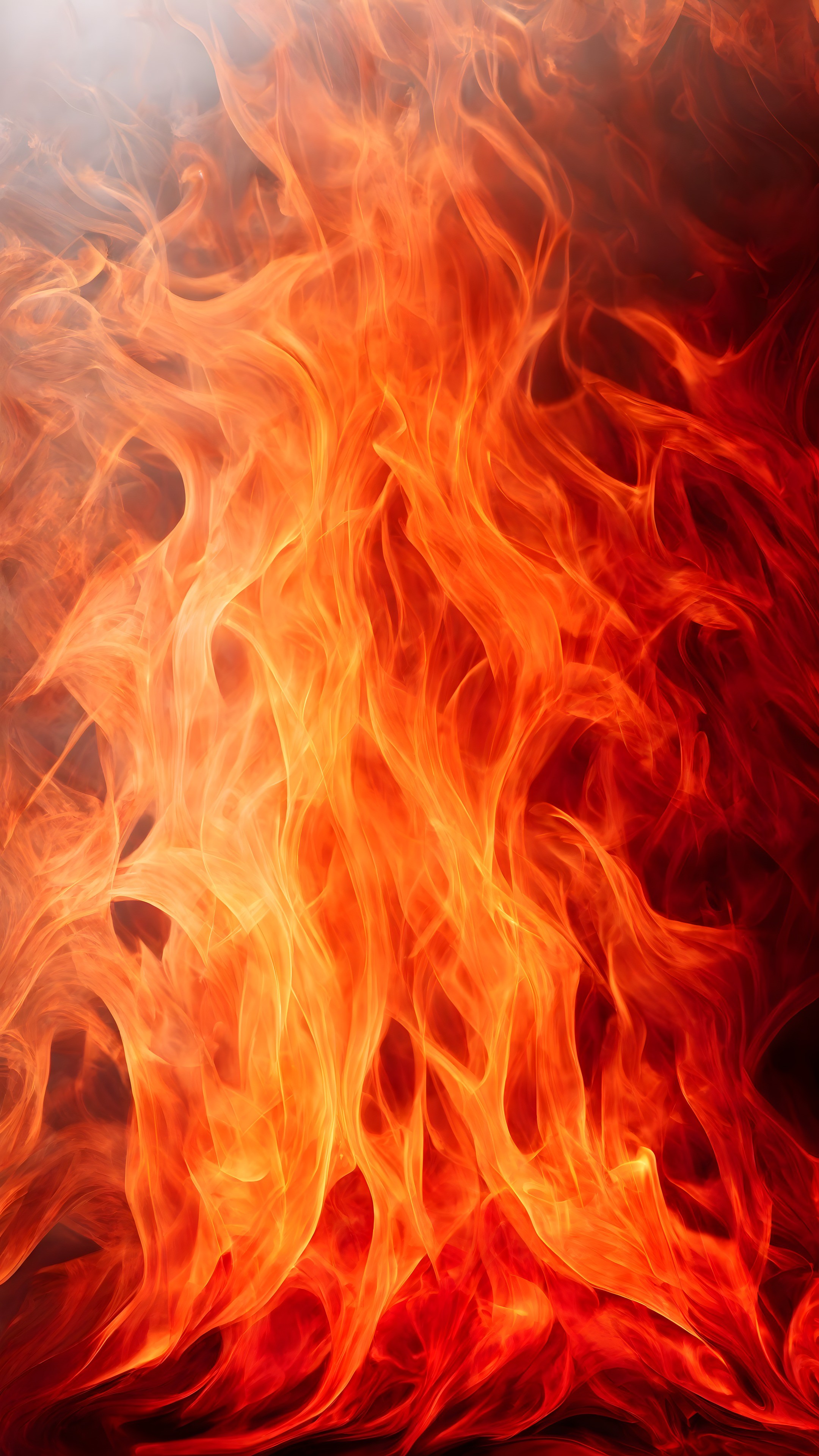 Glass Fire - Abstract phone wallpaper 2160x3840