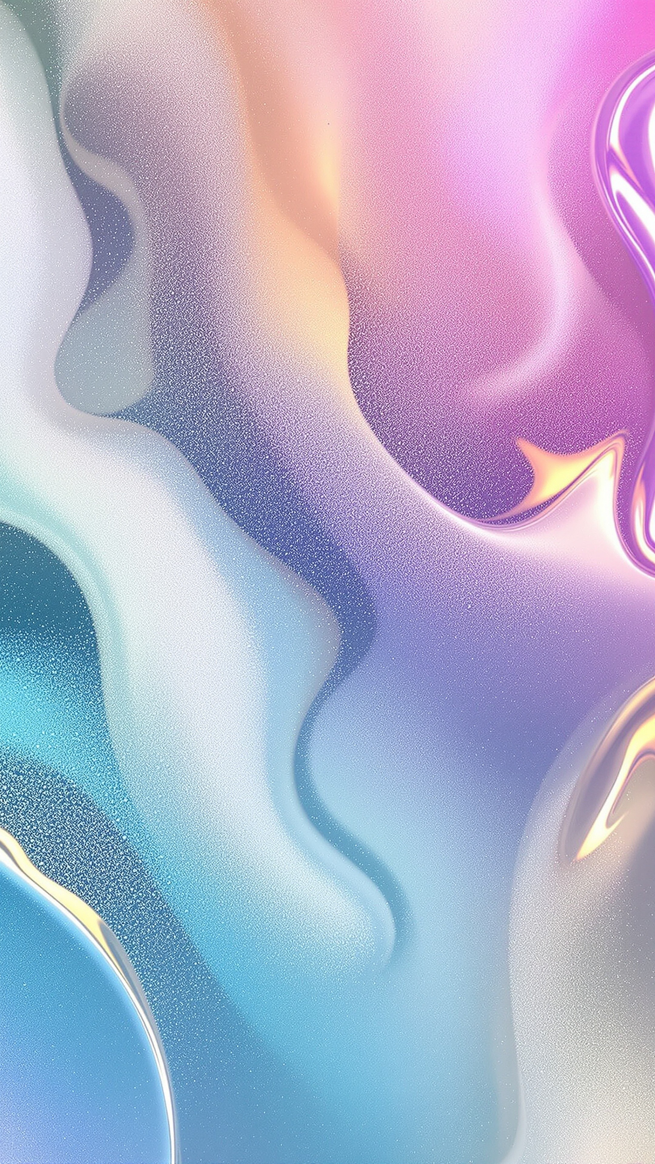 Glass Mercury - Abstract phone wallpaper 2160x3840