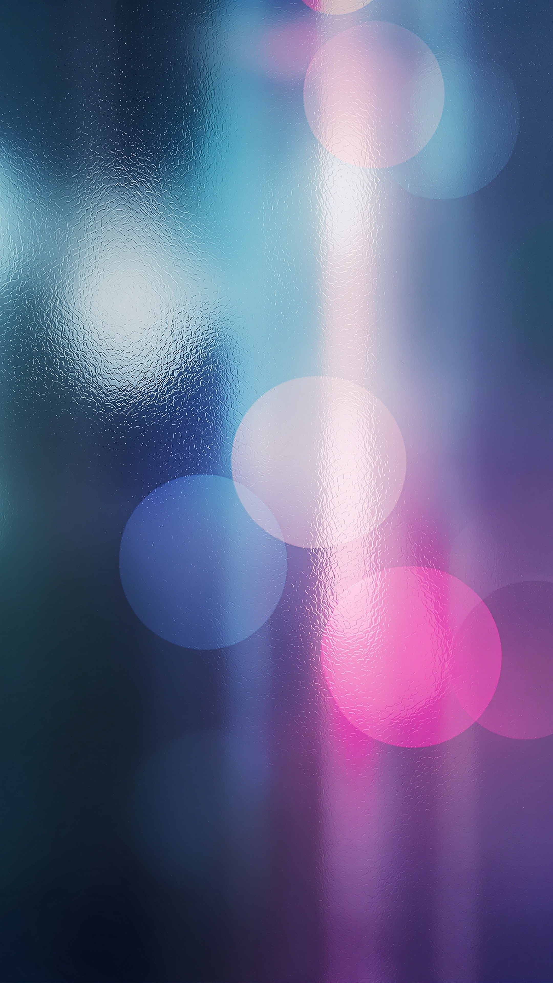 Glass Over Neon - Abstract phone wallpaper 2160x3840