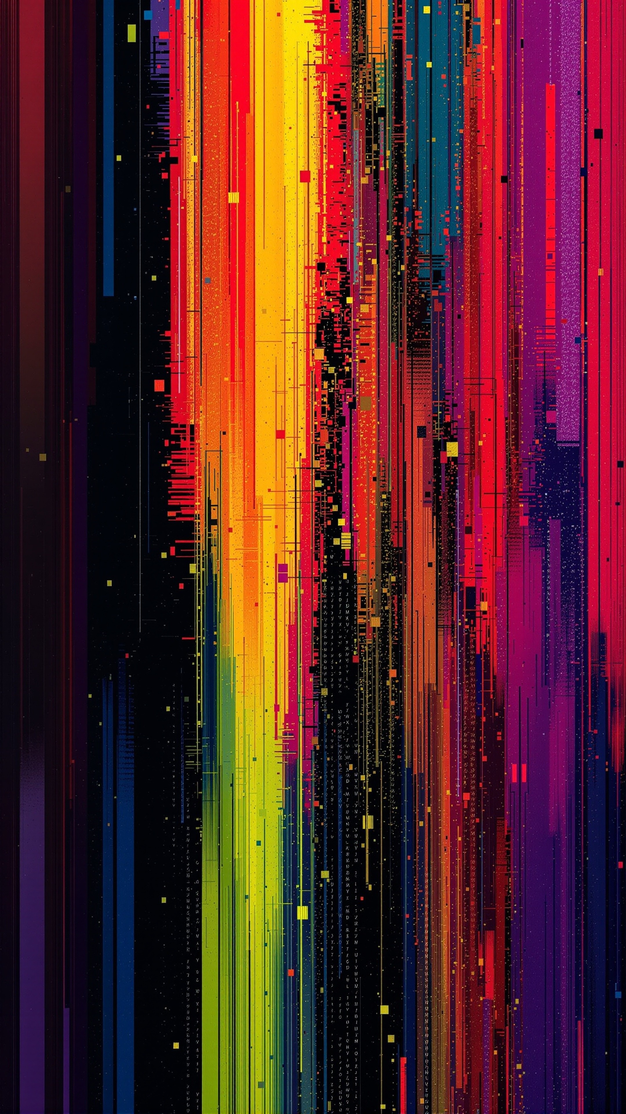 Corruption File - Abstract phone wallpaper 2160x3840