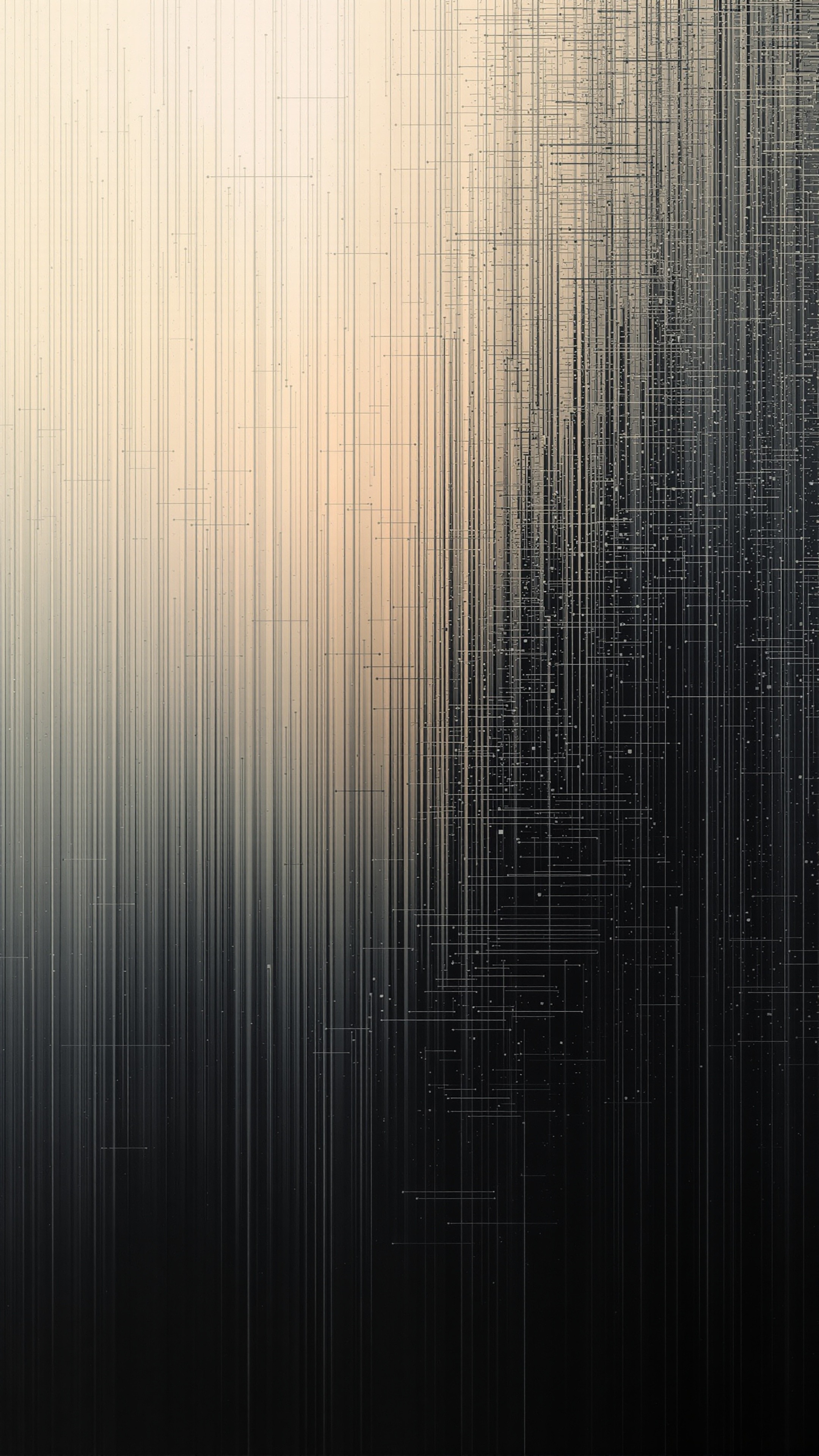 Interlace Glitch - Abstract phone wallpaper 2160x3840