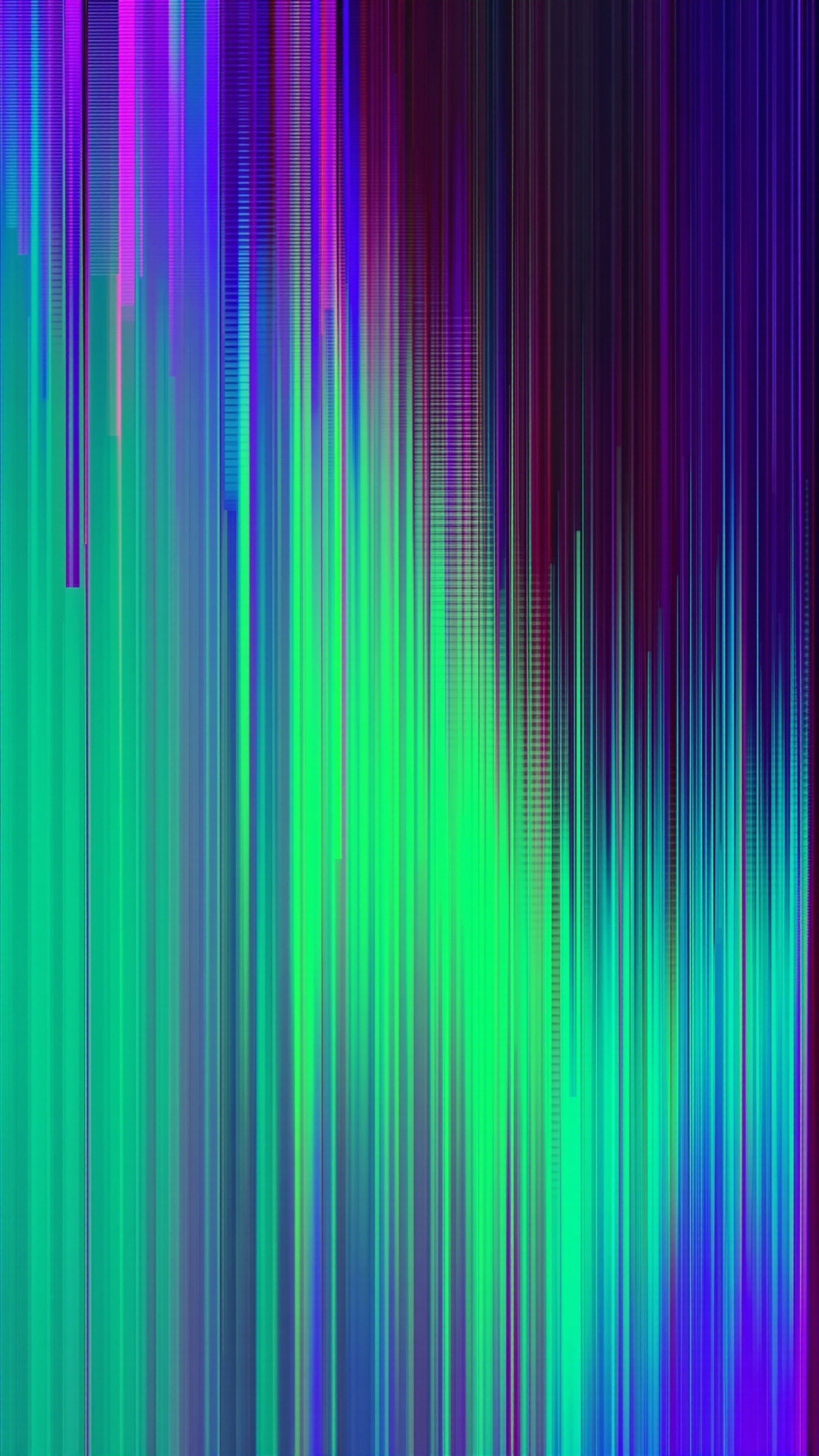 Negative Glitch - Abstract phone wallpaper 2160x3840