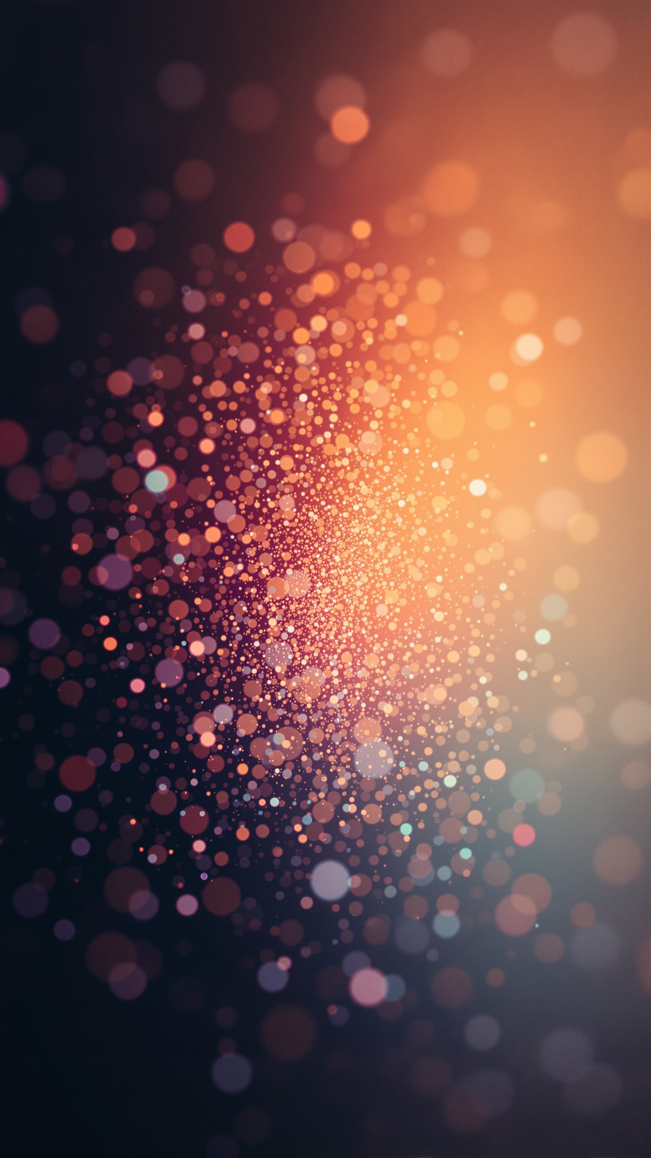 Light Particles Dense - Abstract phone wallpaper 2160x3840