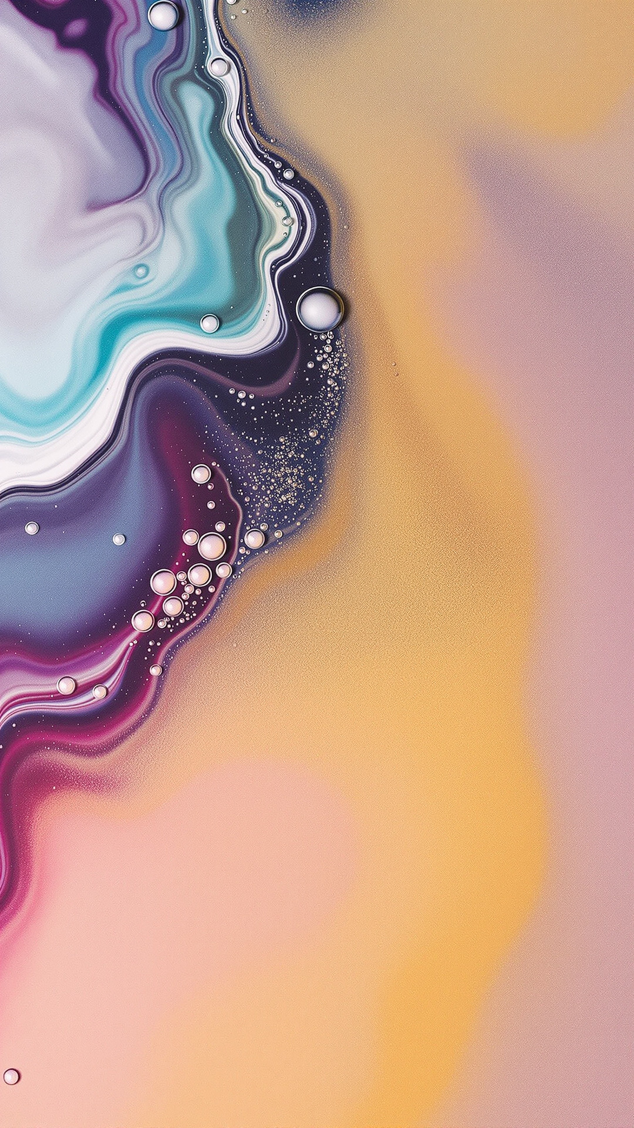 Emulsion Mix - Abstract phone wallpaper 2160x3840