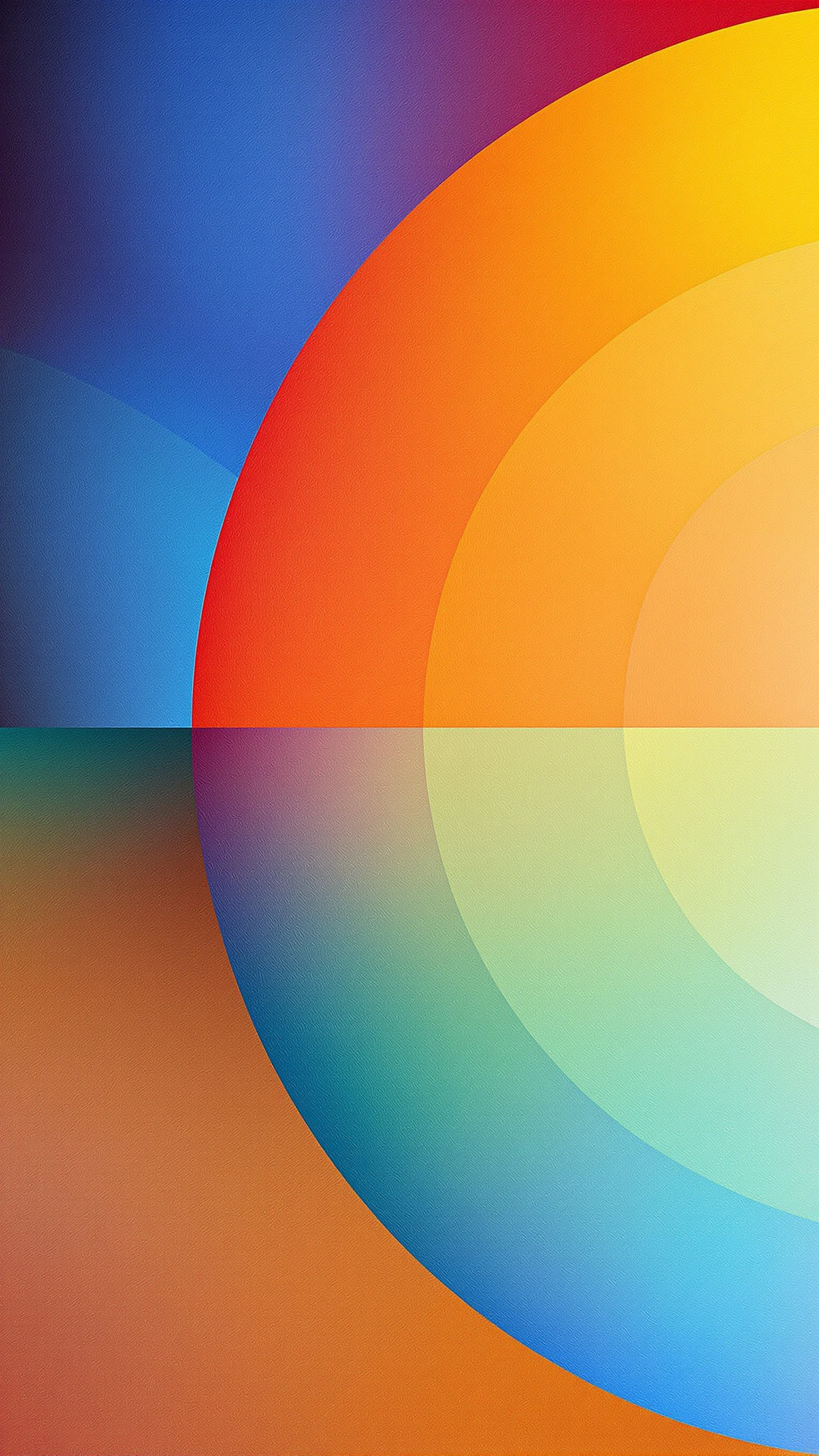 Quarter Circle - Abstract phone wallpaper 2160x3840