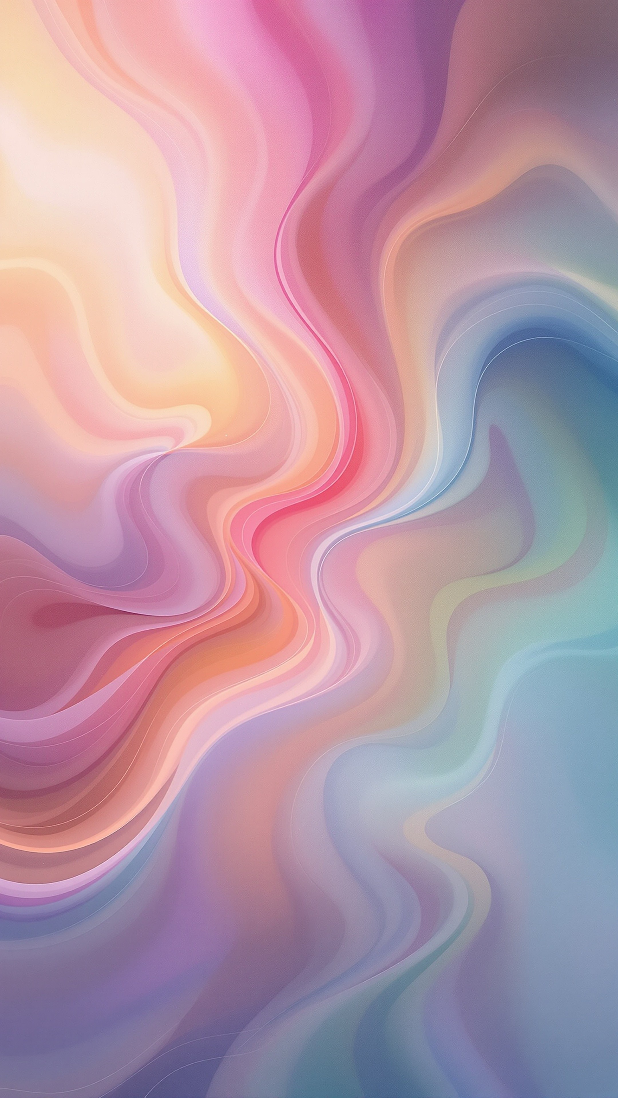 Meditation Flow - Abstract phone wallpaper 2160x3840