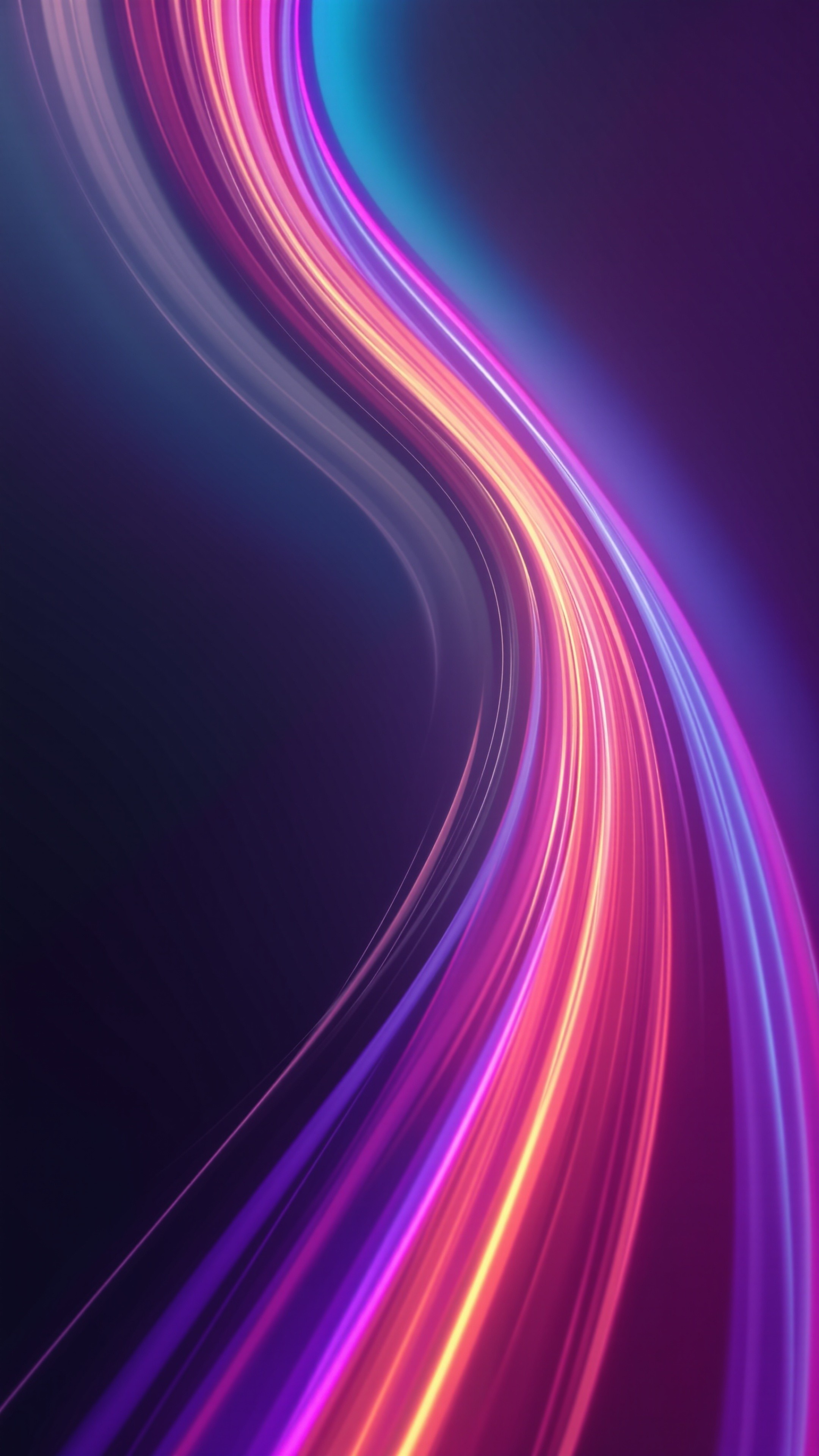 Projectile Path - Abstract phone wallpaper 2160x3840