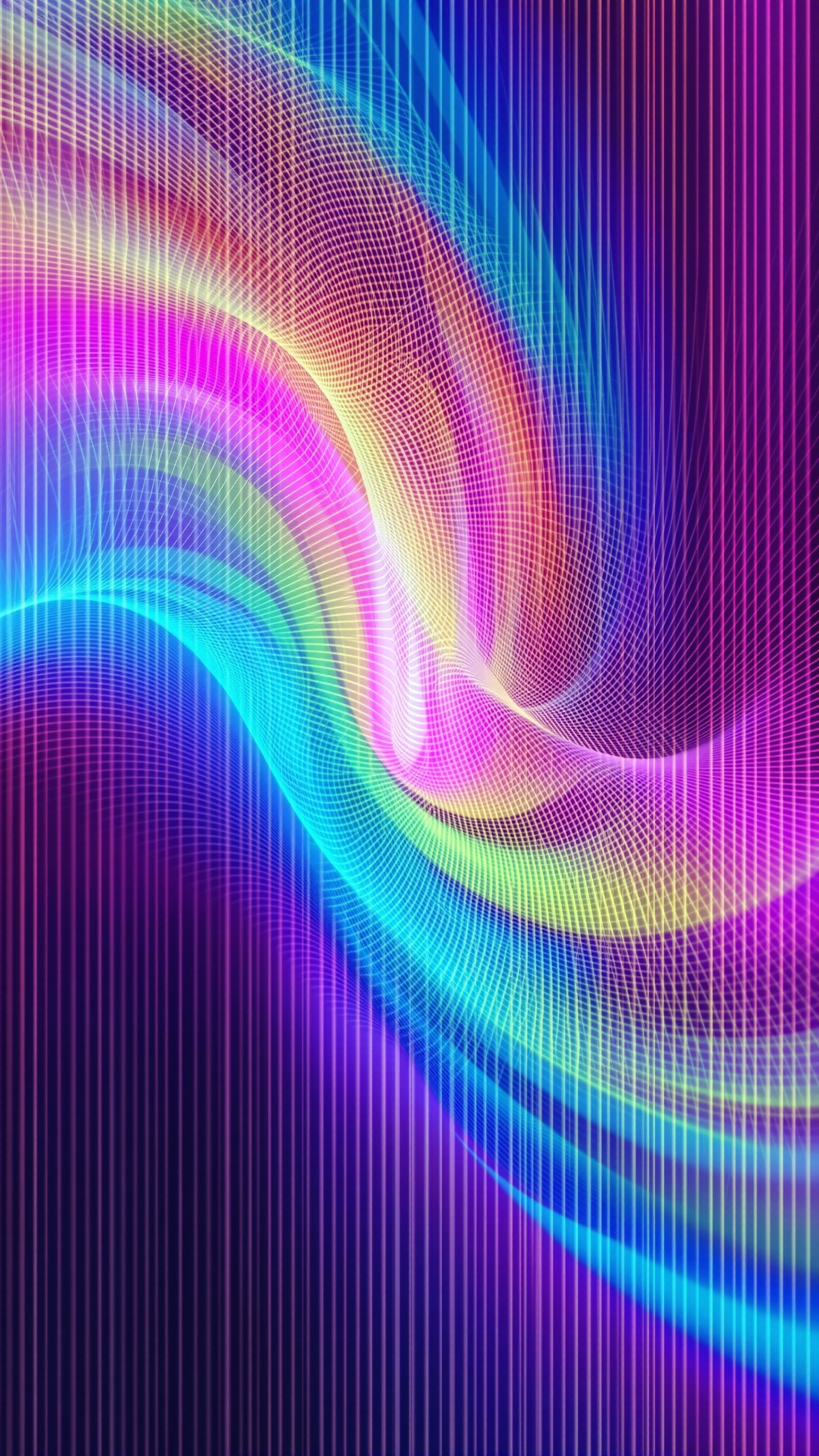 Sound Wave Pulse - Abstract phone wallpaper 2160x3840