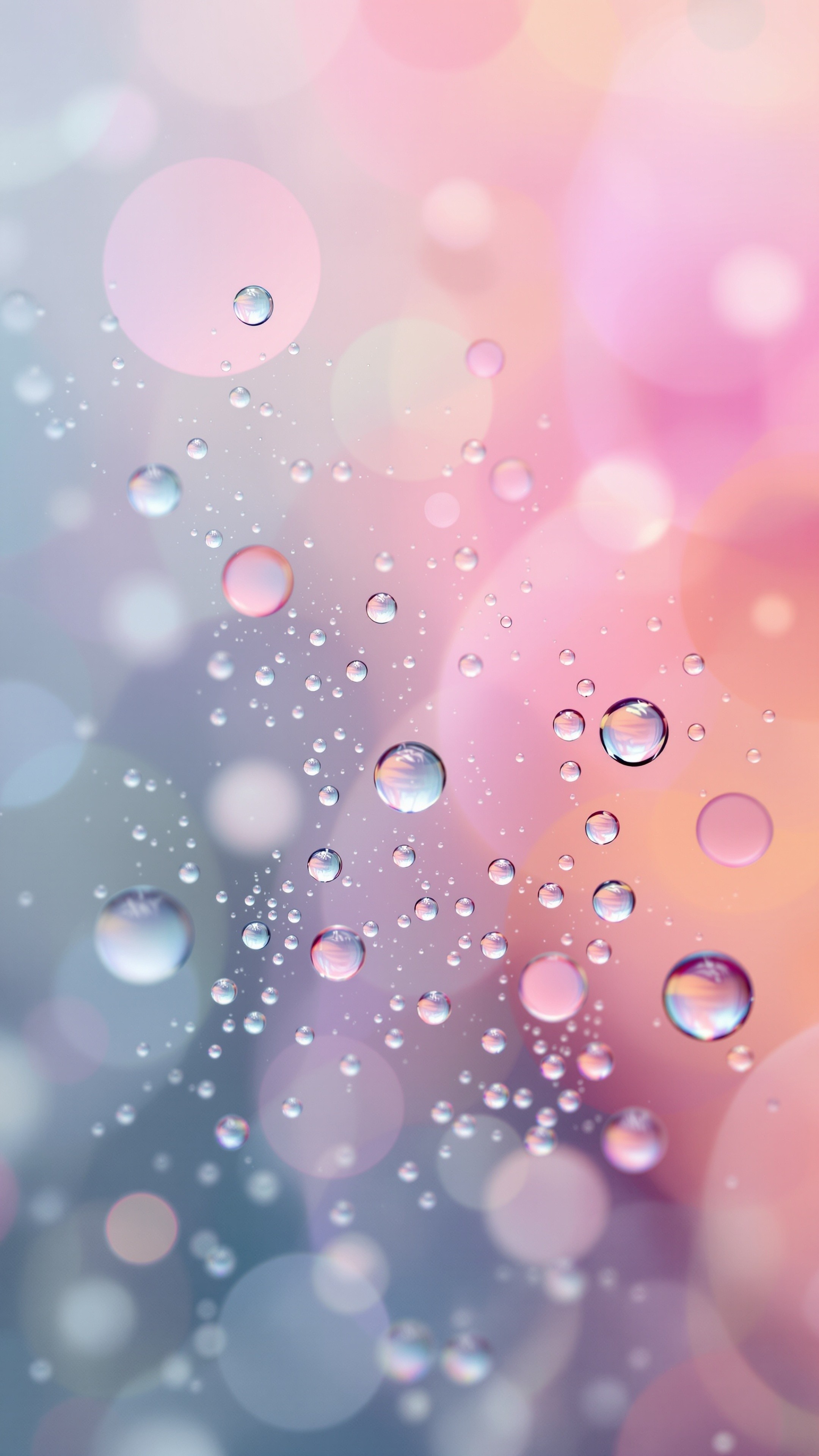 Dew Drops - Abstract phone wallpaper 2160x3840