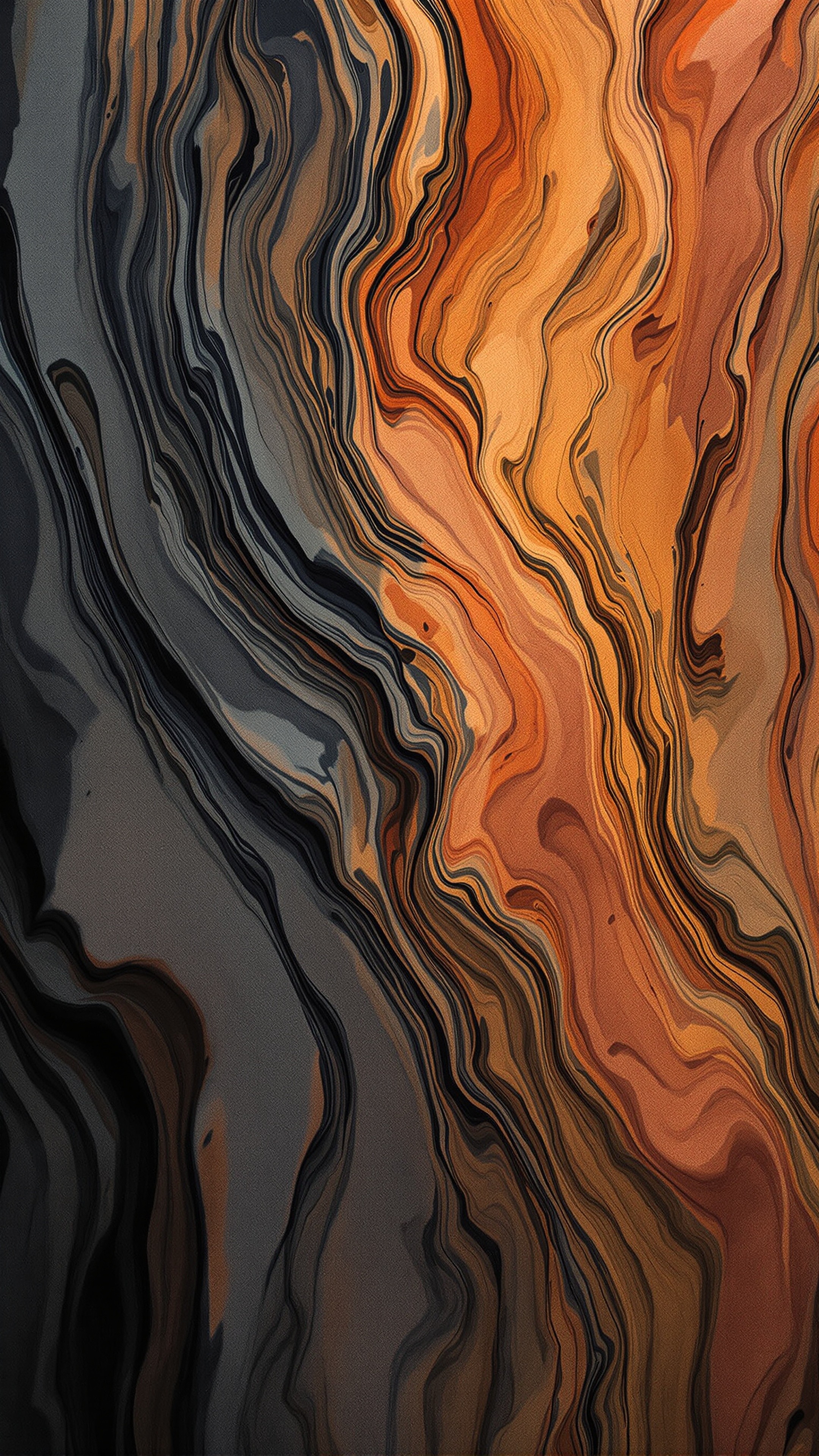 Rock Striations - Abstract phone wallpaper 2160x3840