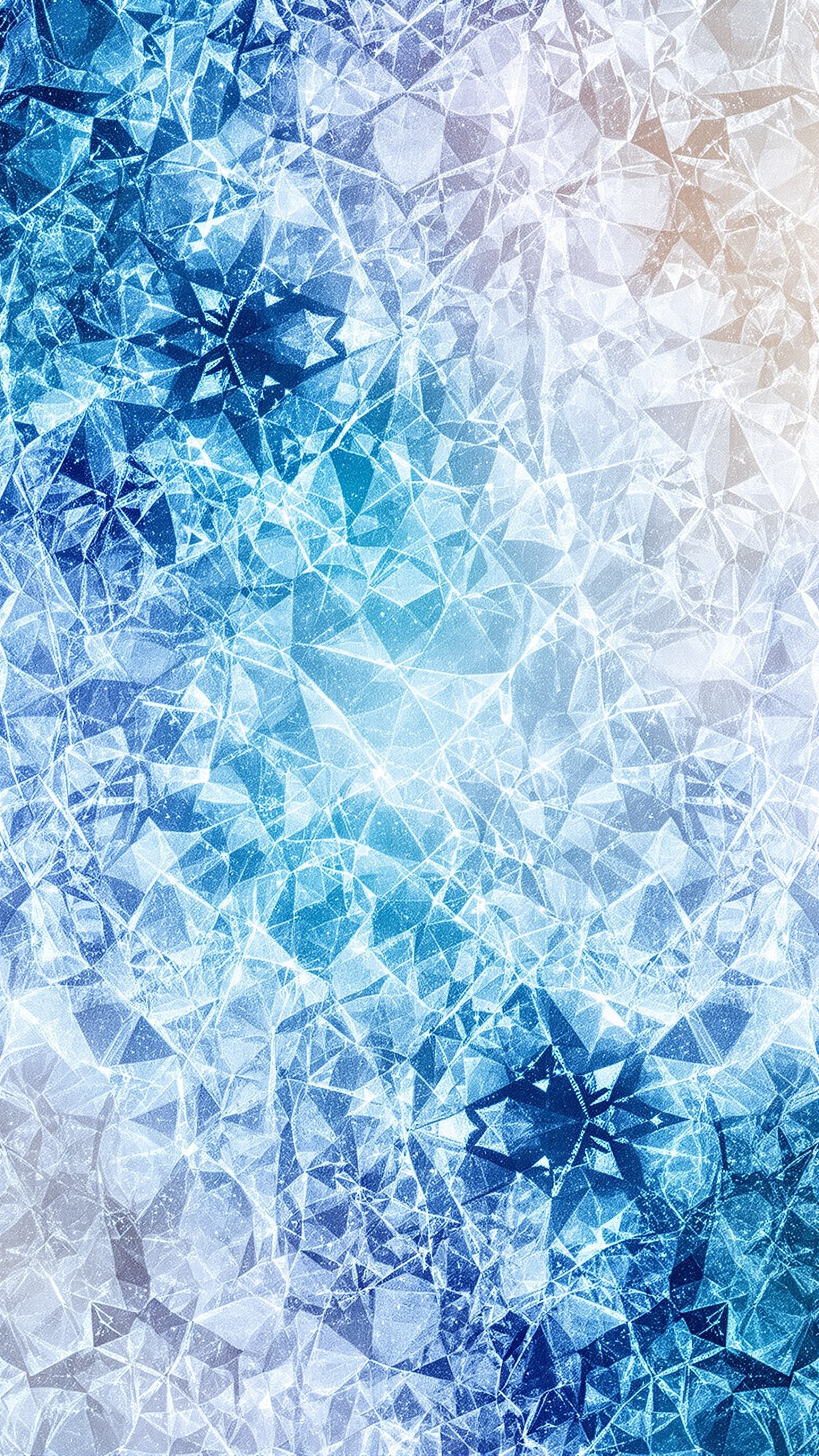 Snow Crystals - Abstract phone wallpaper 2160x3840