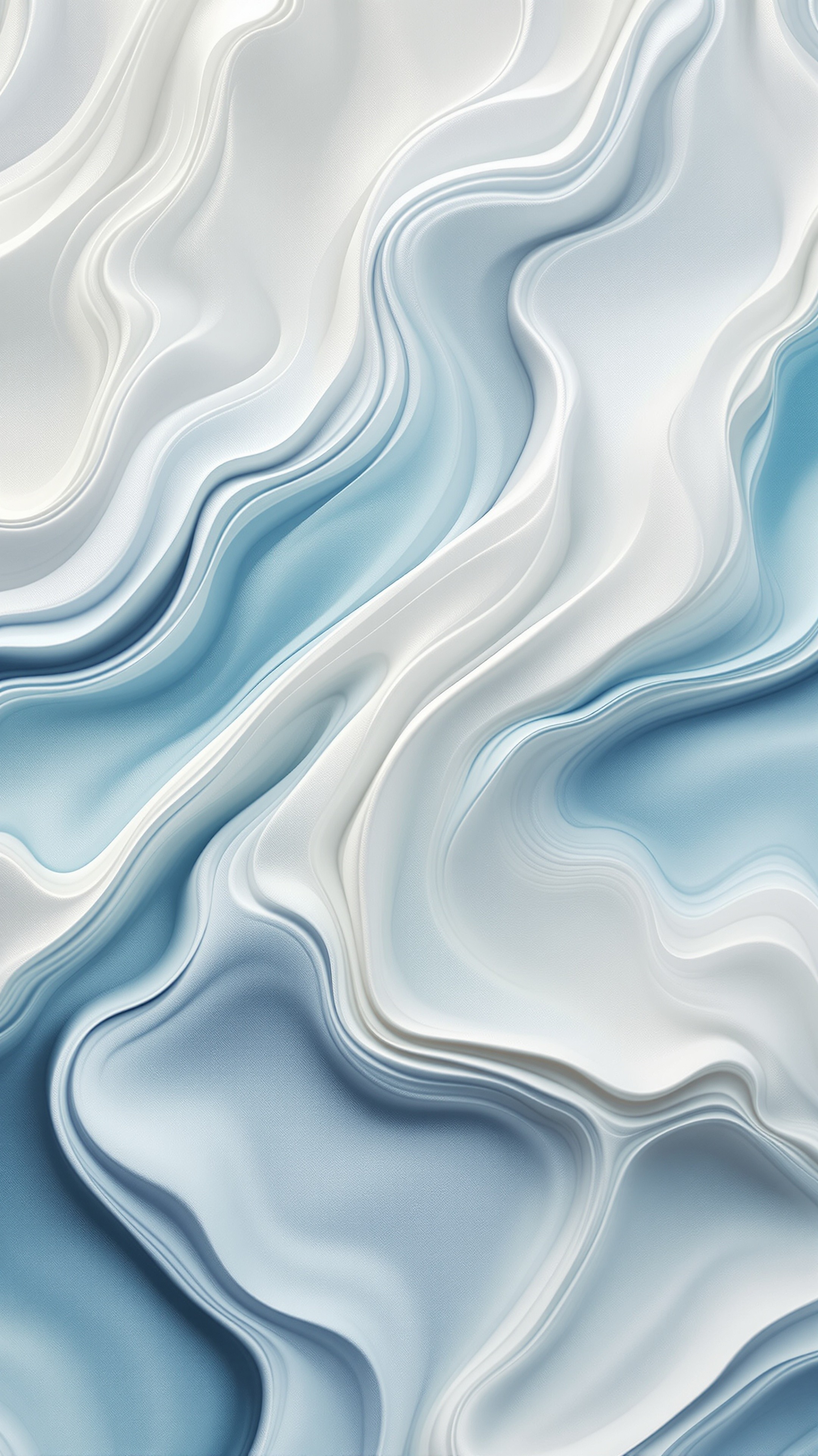 Waves Foam - Abstract phone wallpaper 2160x3840