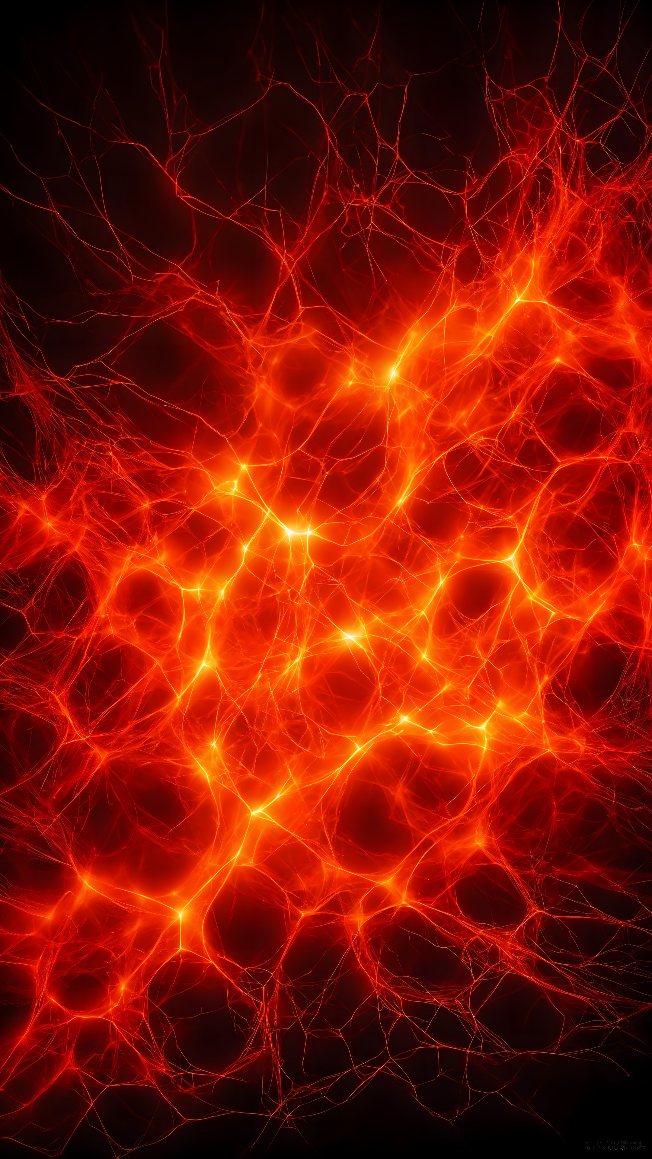 Network Firing - Abstract phone wallpaper 2160x3840