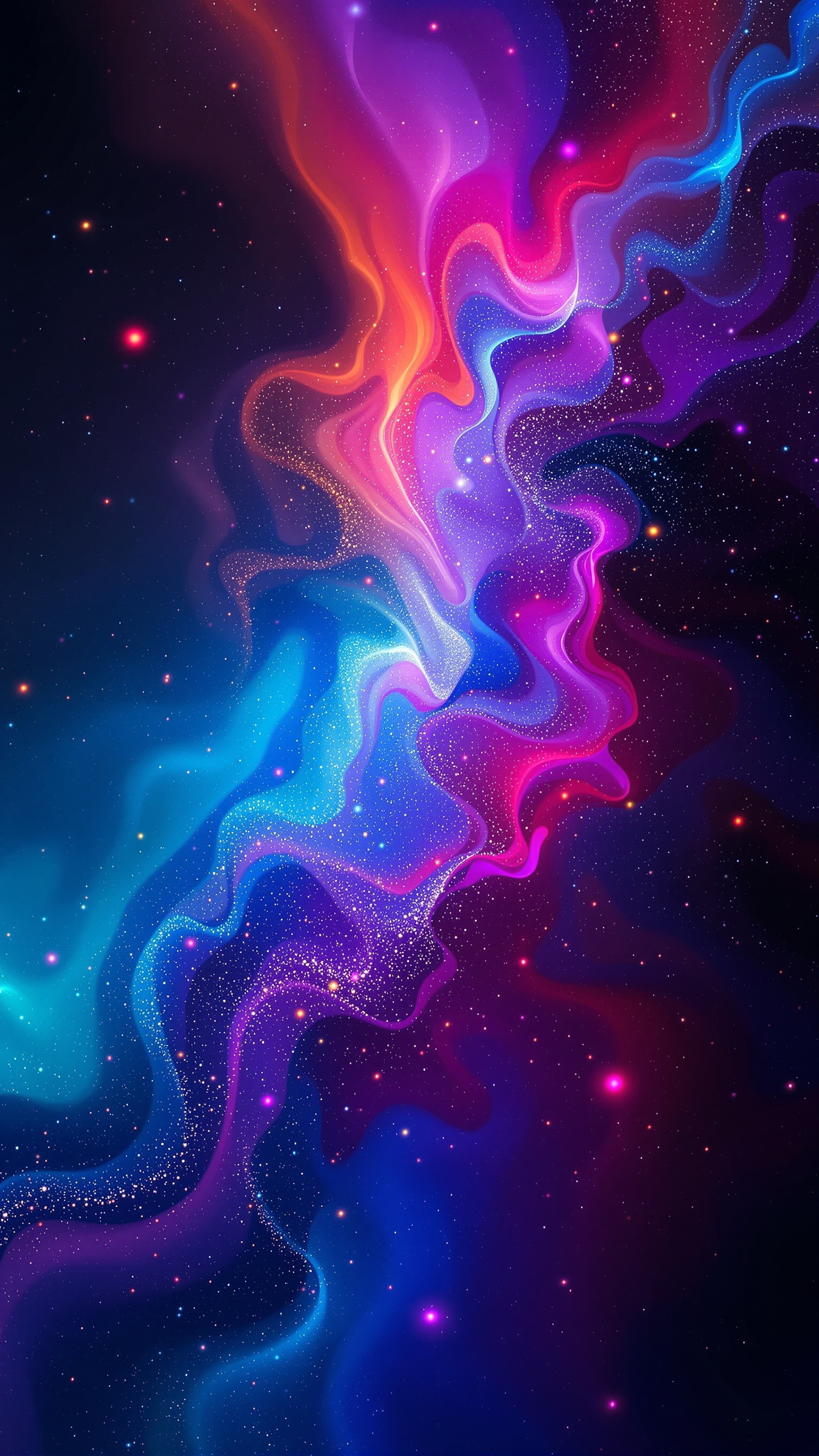 Phosphorescent - Abstract phone wallpaper 2160x3840