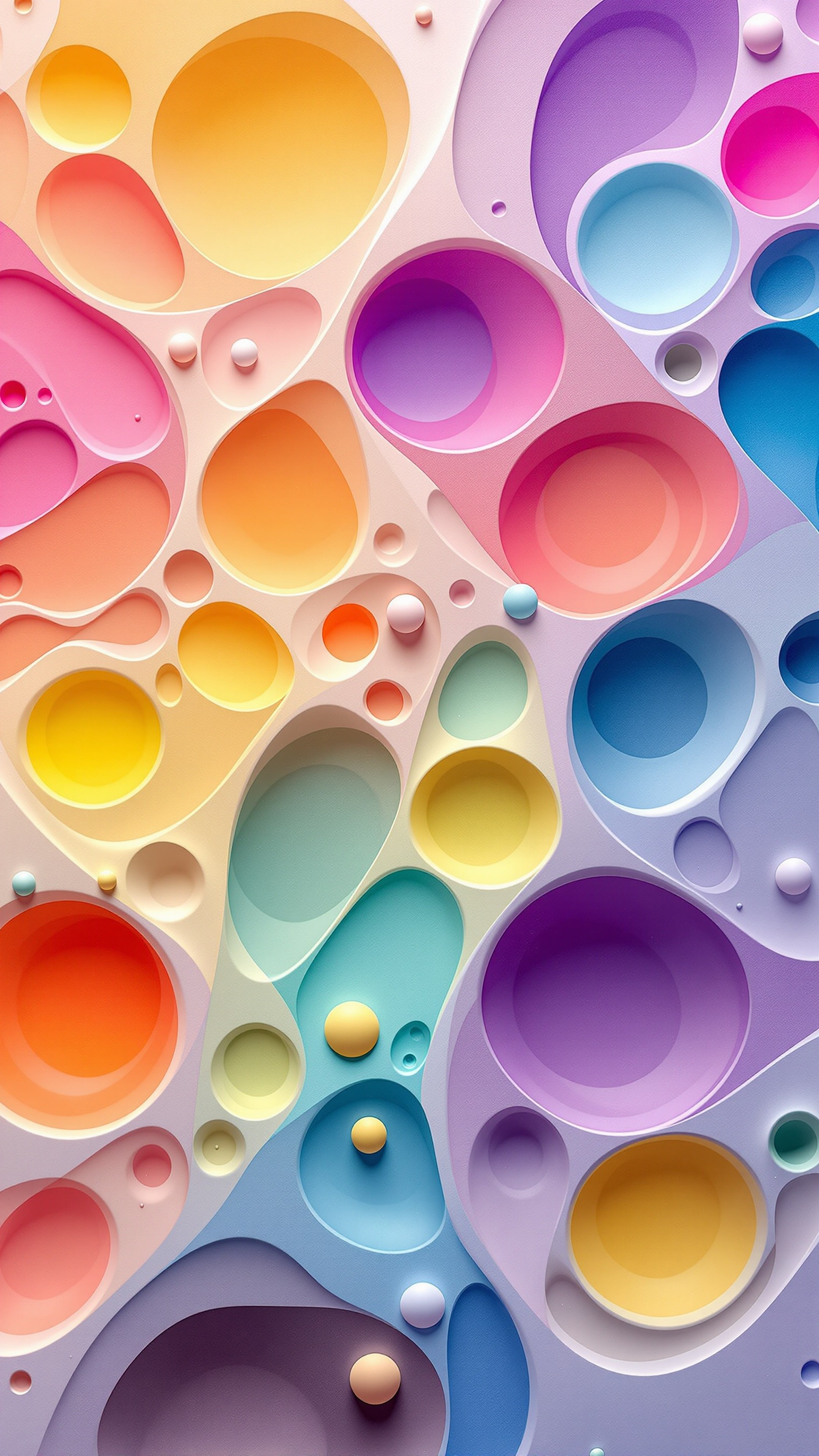 Pore Network - Abstract phone wallpaper 2160x3840